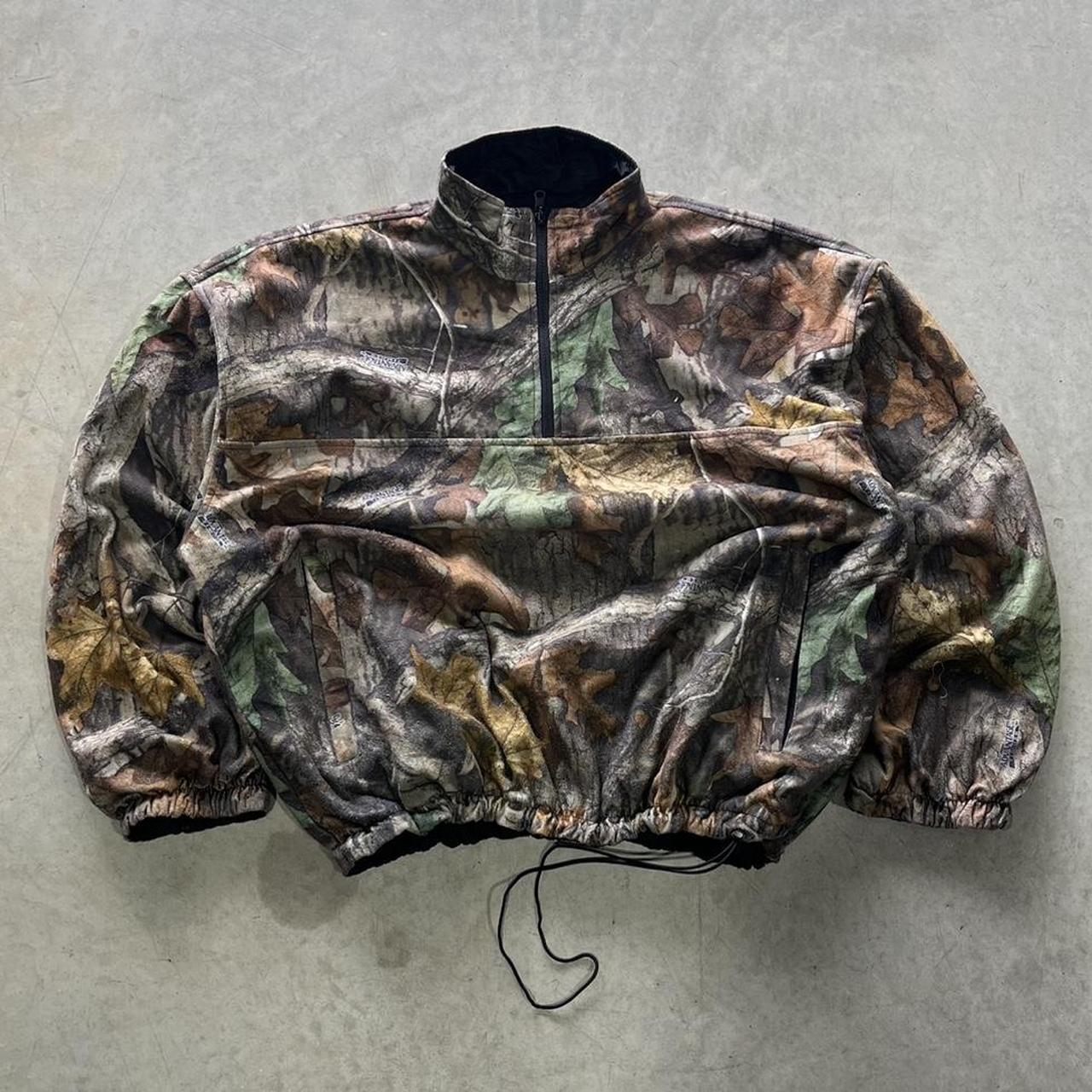 2000s Realtree Camo Quarter Zip Jumper