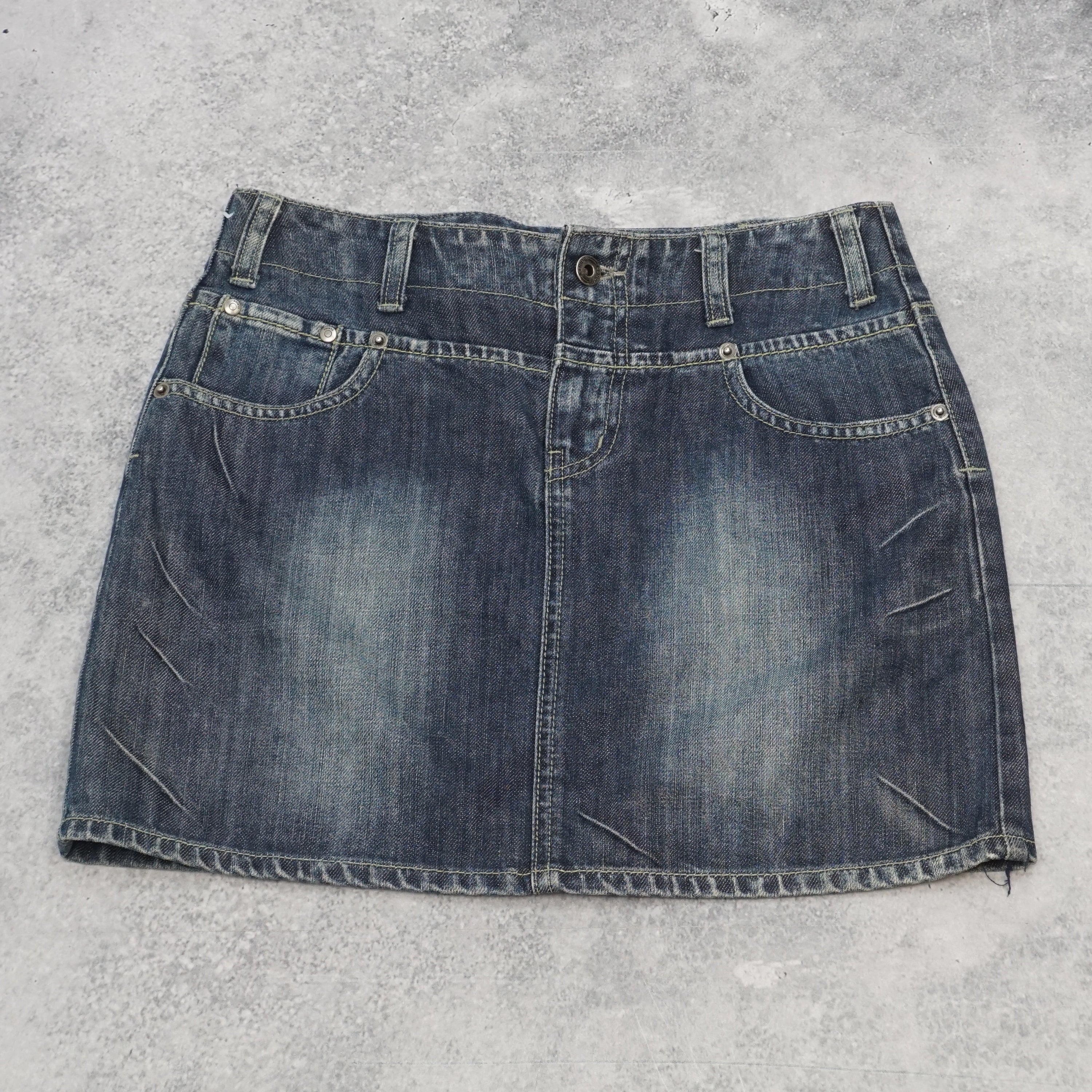 2000s Clr!de Denim Skirt