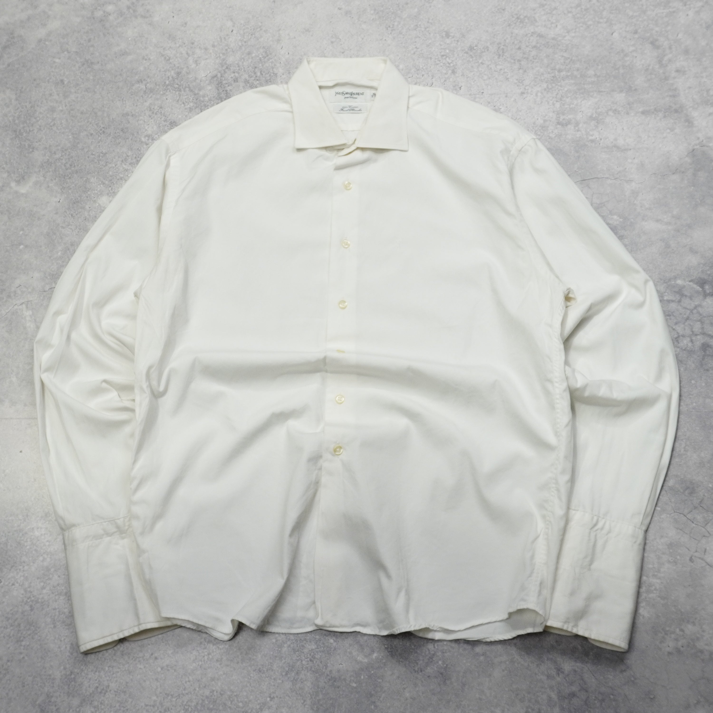 2000s Yves Saint Laurent French Cuff Button Up