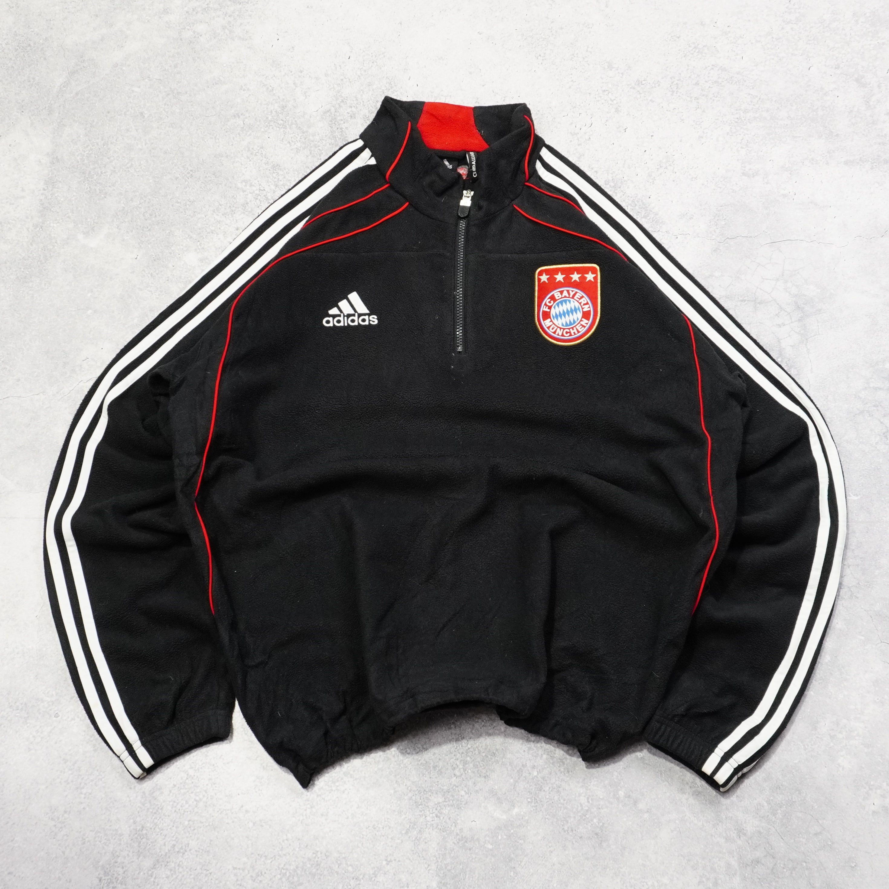 2000s Adidas FC Bayern Munchen Quarter Zip Fleece