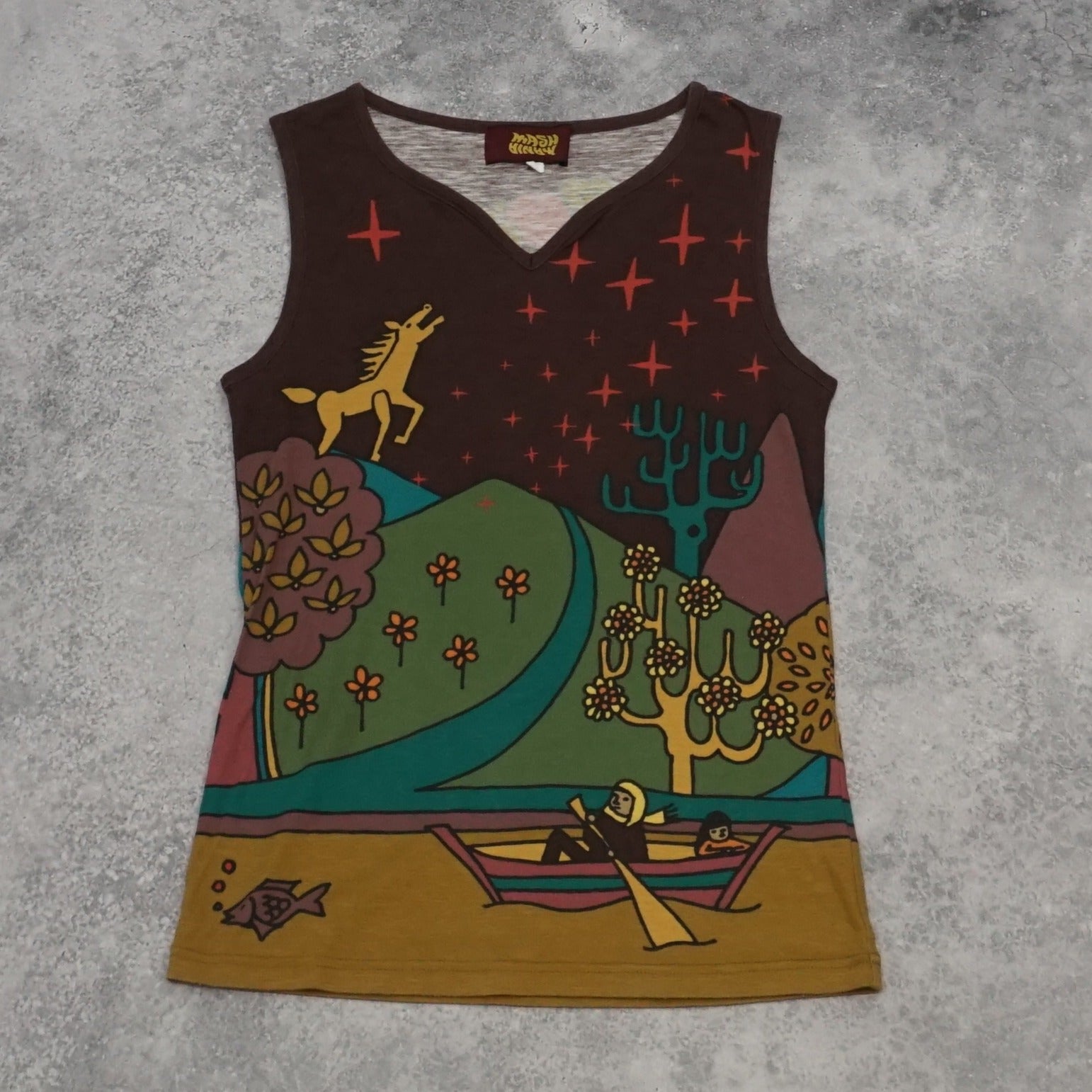 Mash  Graphic Colorful Tank Top