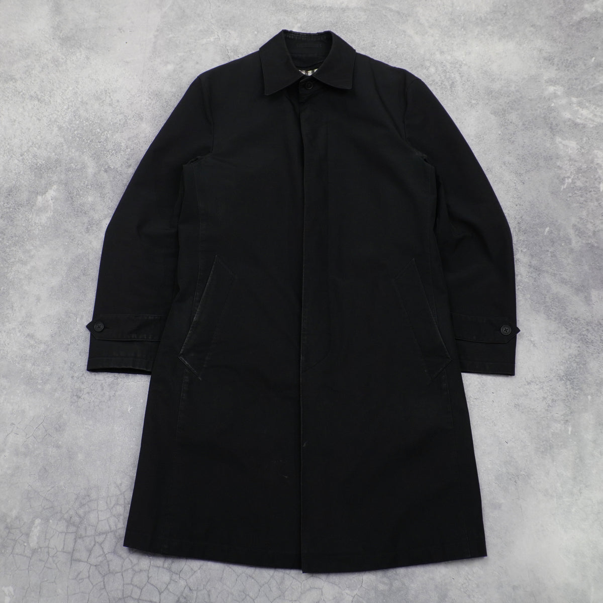 2000s Burberry Black Label Nylon Trench Coat