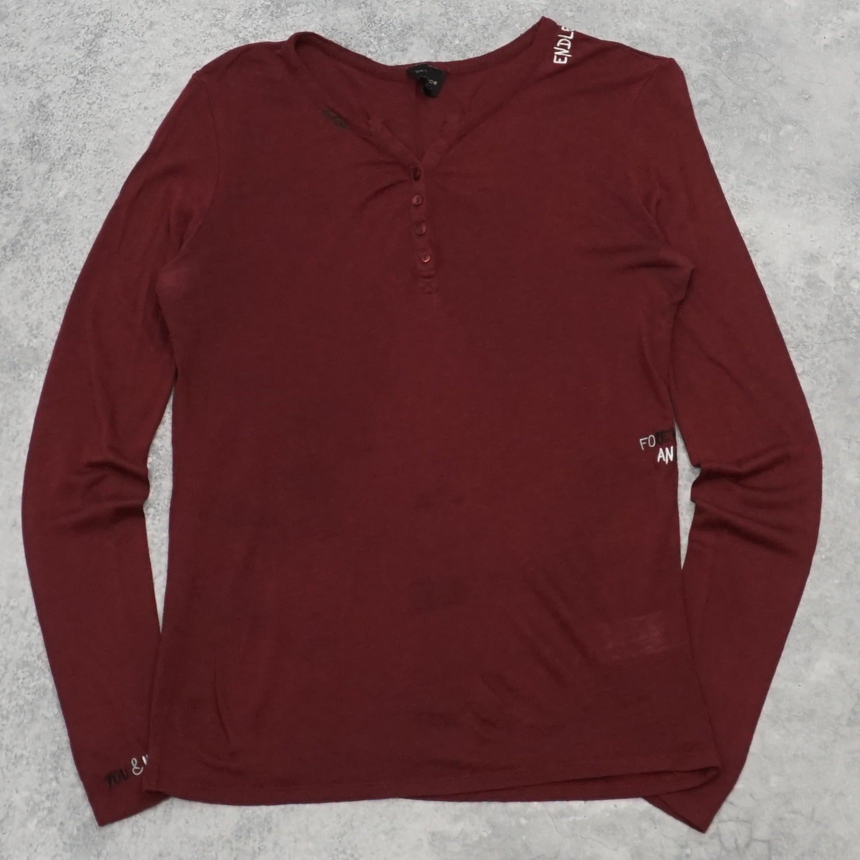 Bernice Long Sleeve Henley Top
