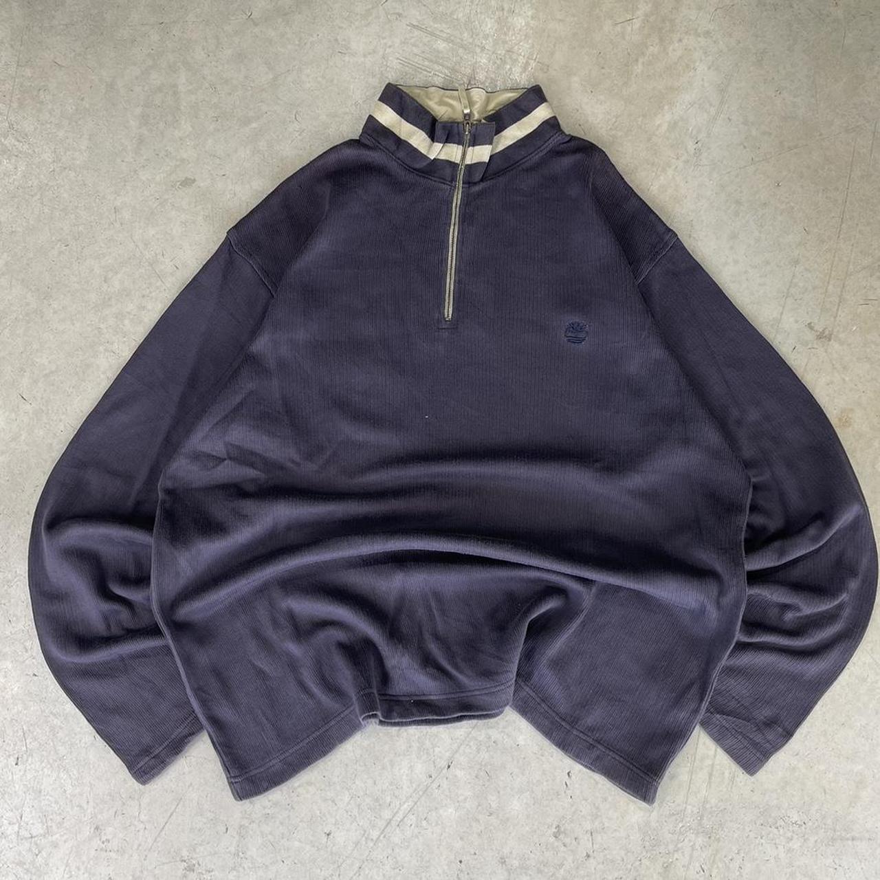 2000s Timberland Boxy Quarter Zip Sweater