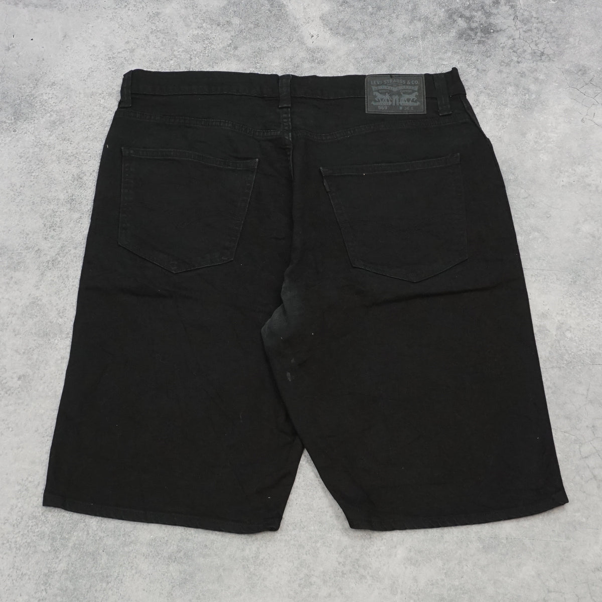 Levi's 569 Black Denim Jorts