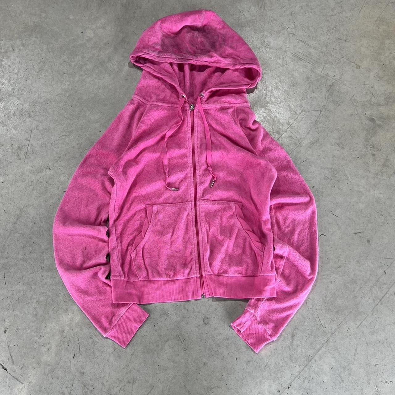2000s Juicy Couture Velour Hoodie Zip Up