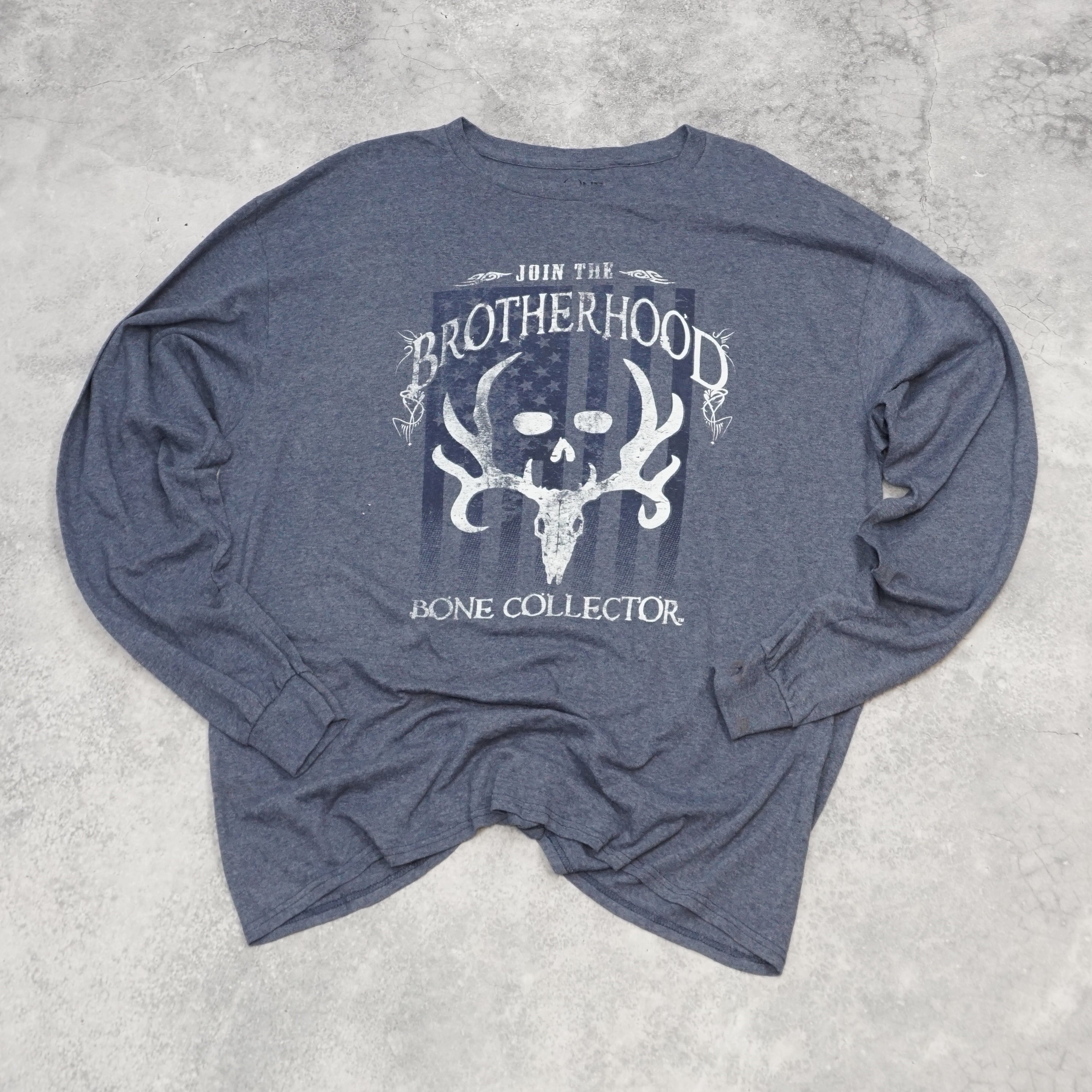 Bone Collector Join The Brotherhood Graphic Top