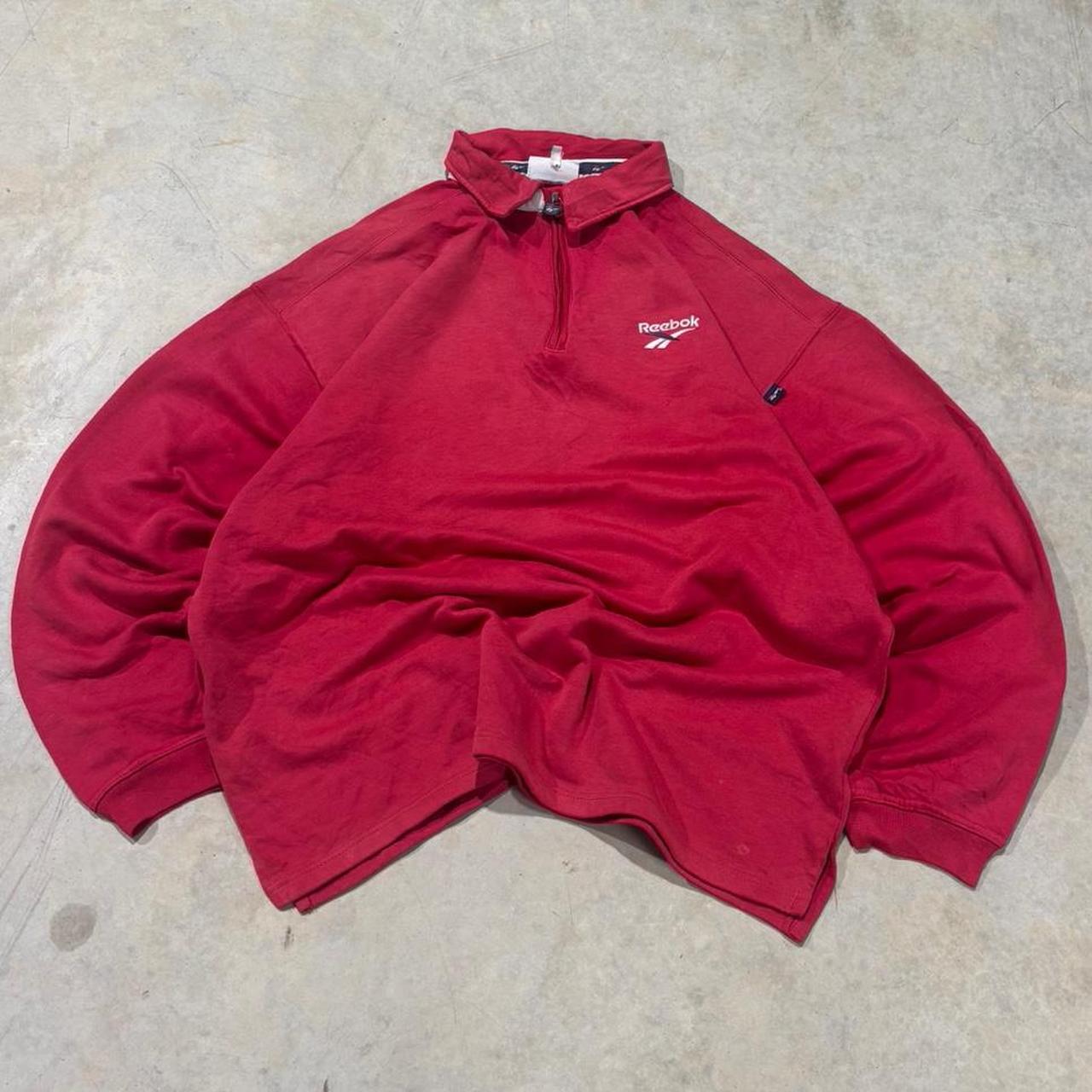 90s Reebok Oversized Crewneck Hoodie