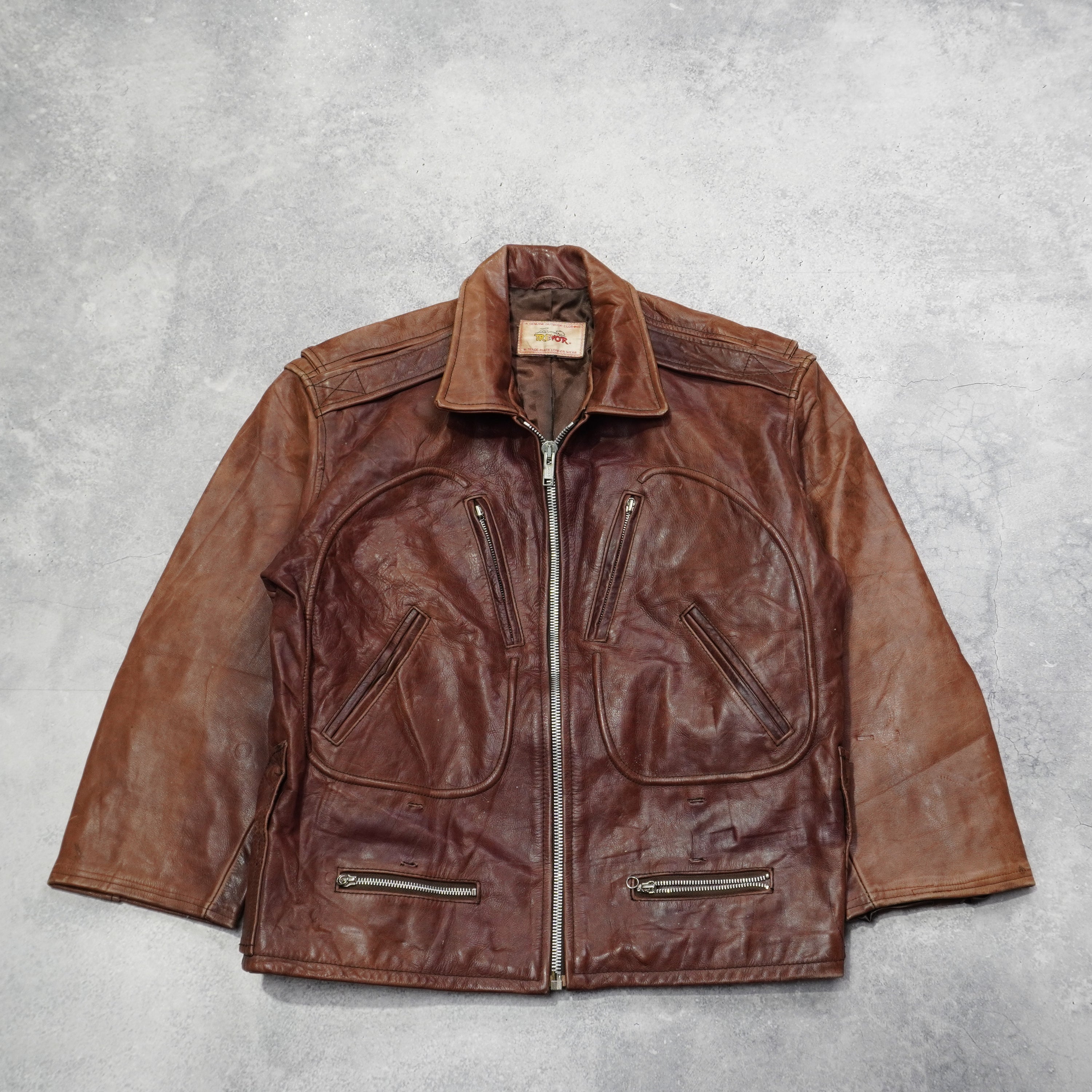 90s Trevor Leather Jacket