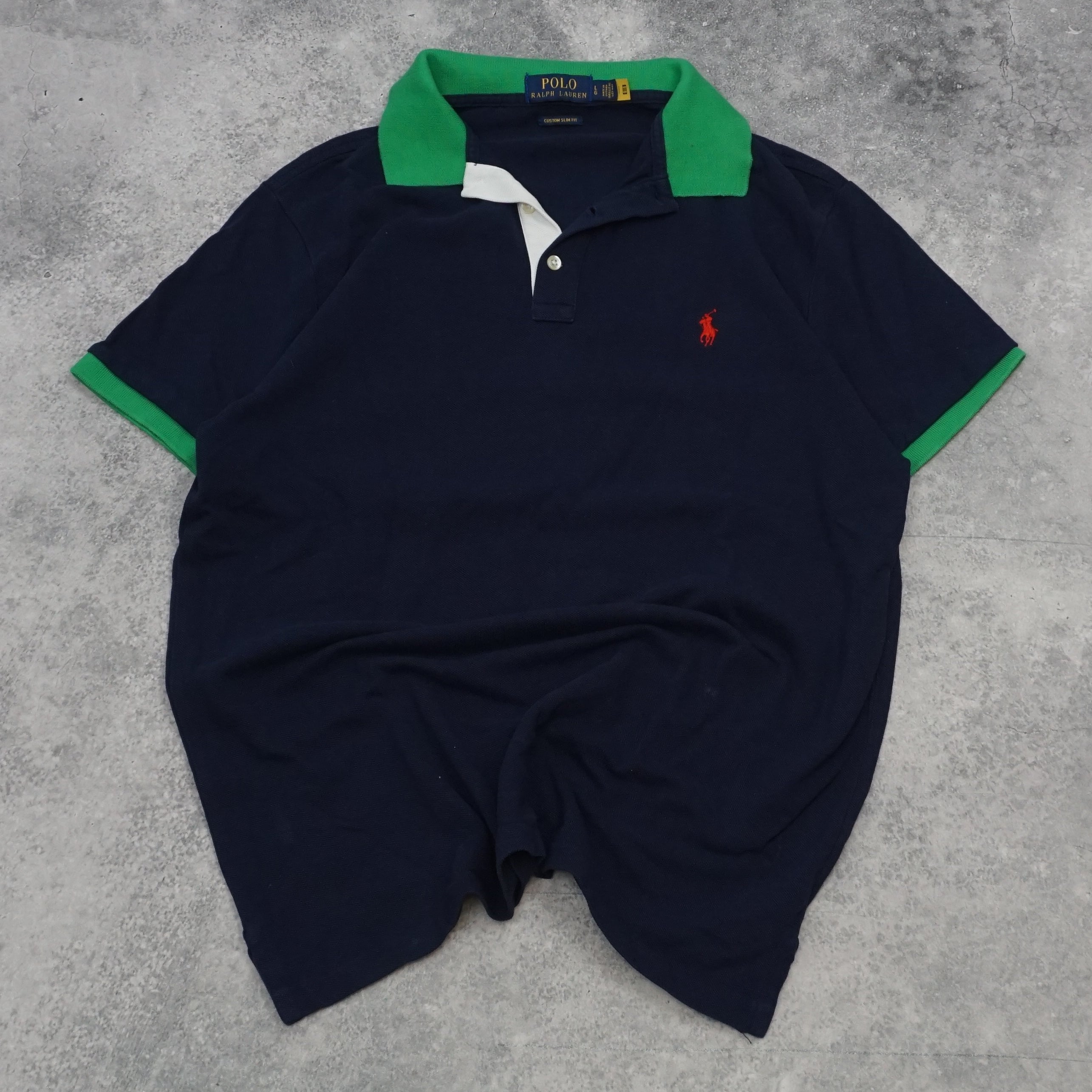 2000s Polo Ralph Lauren Custom Slim Fit Polo