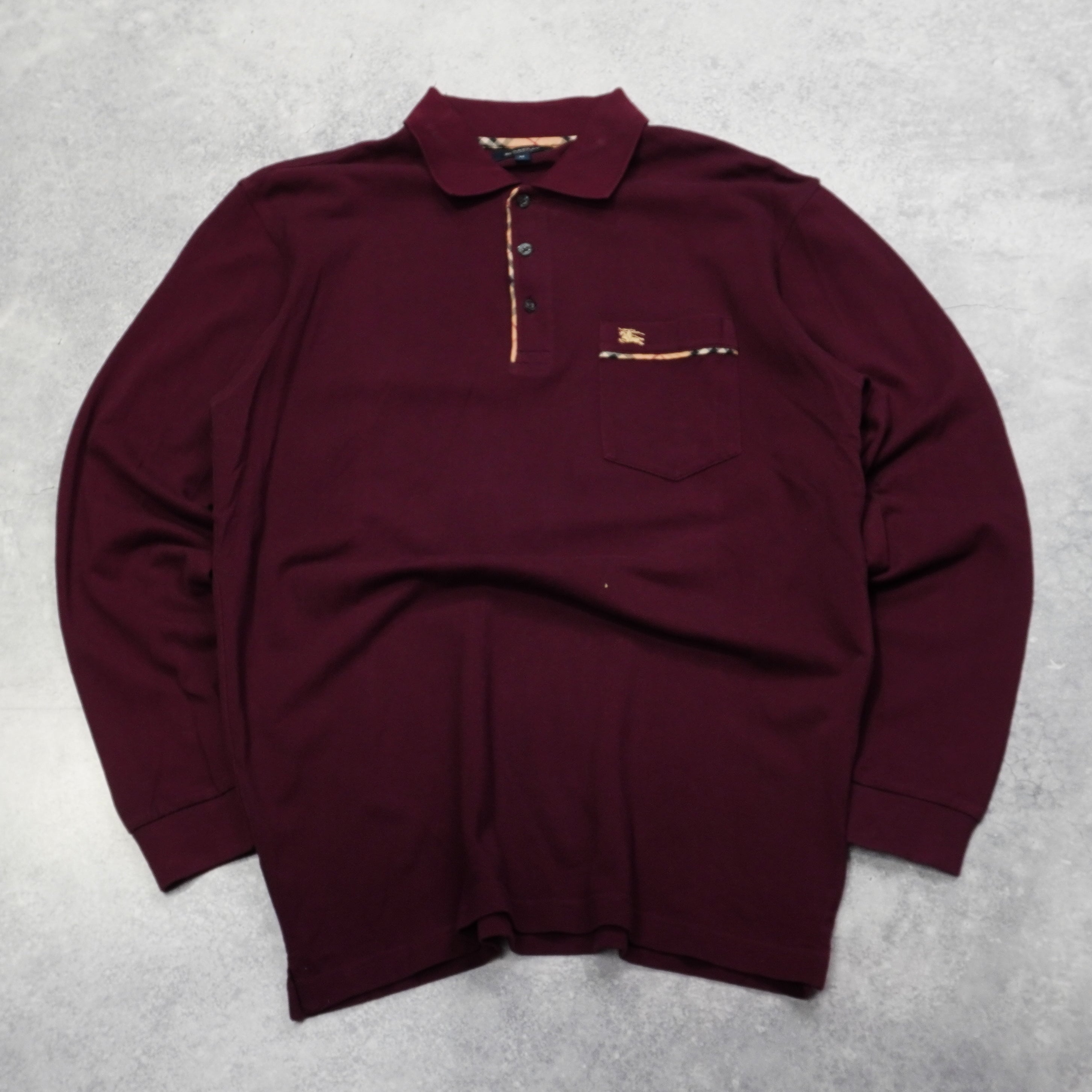 Burberry Long Sleeve Polo