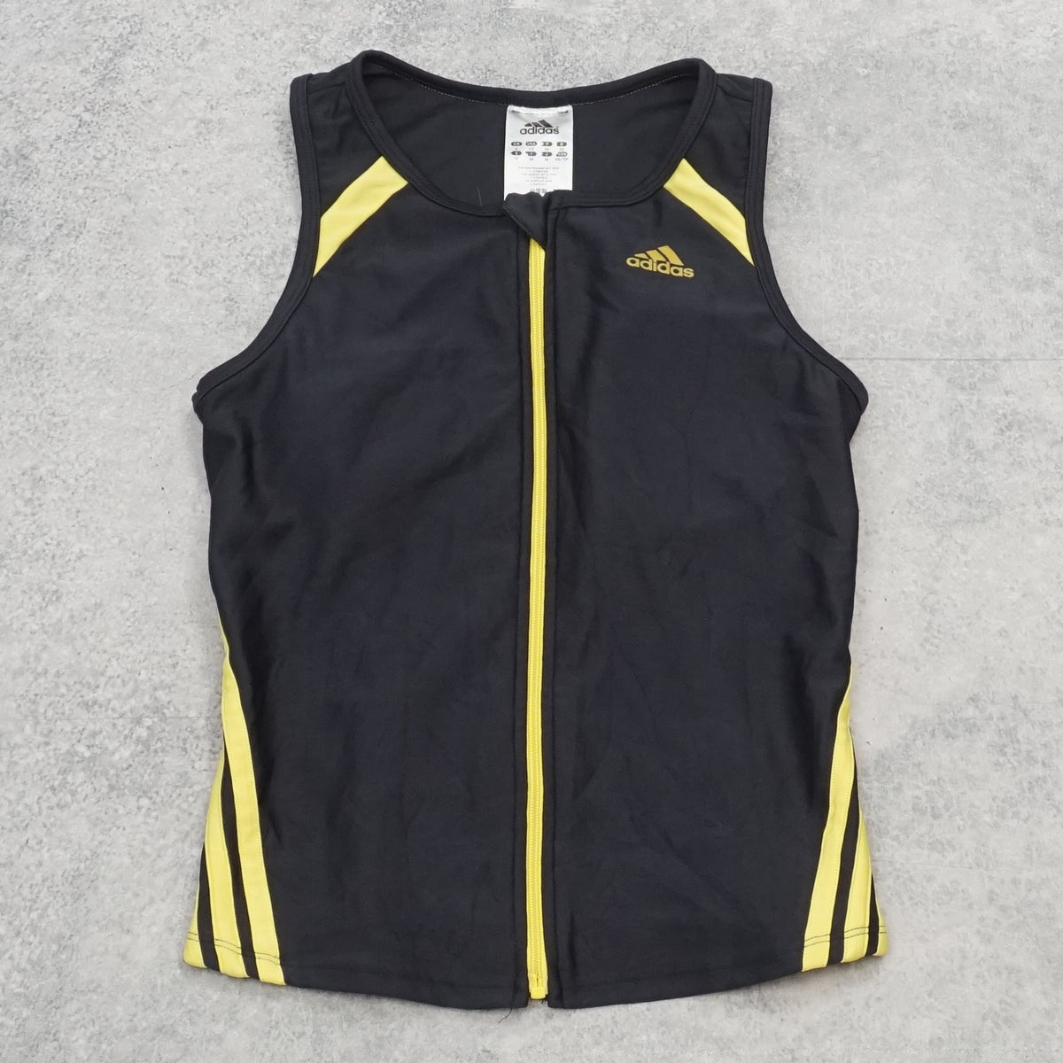 2000s Adidas Athletic Three Stripe Vest Top