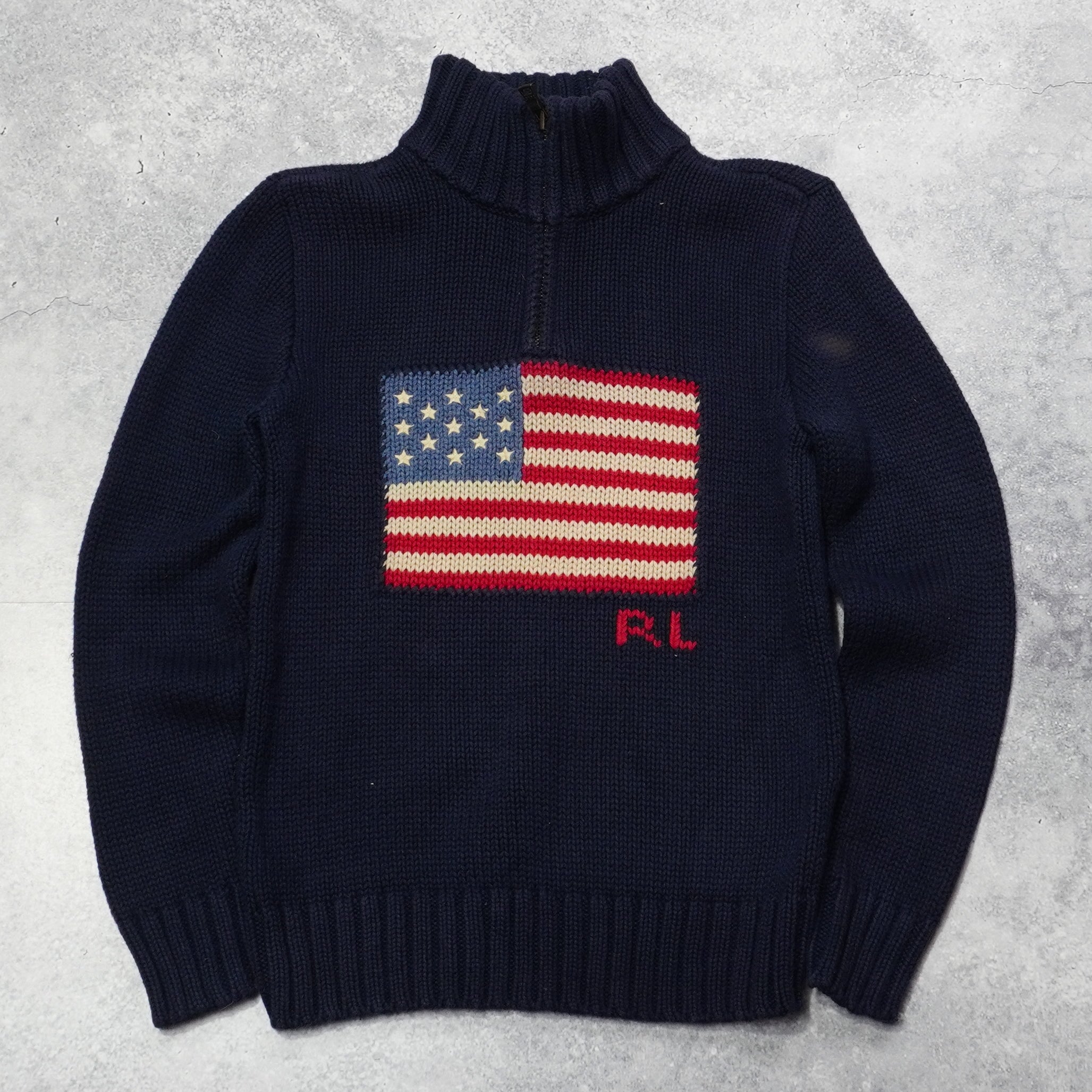 Polo Ralph Lauren Flag Graphic Knit Sweater