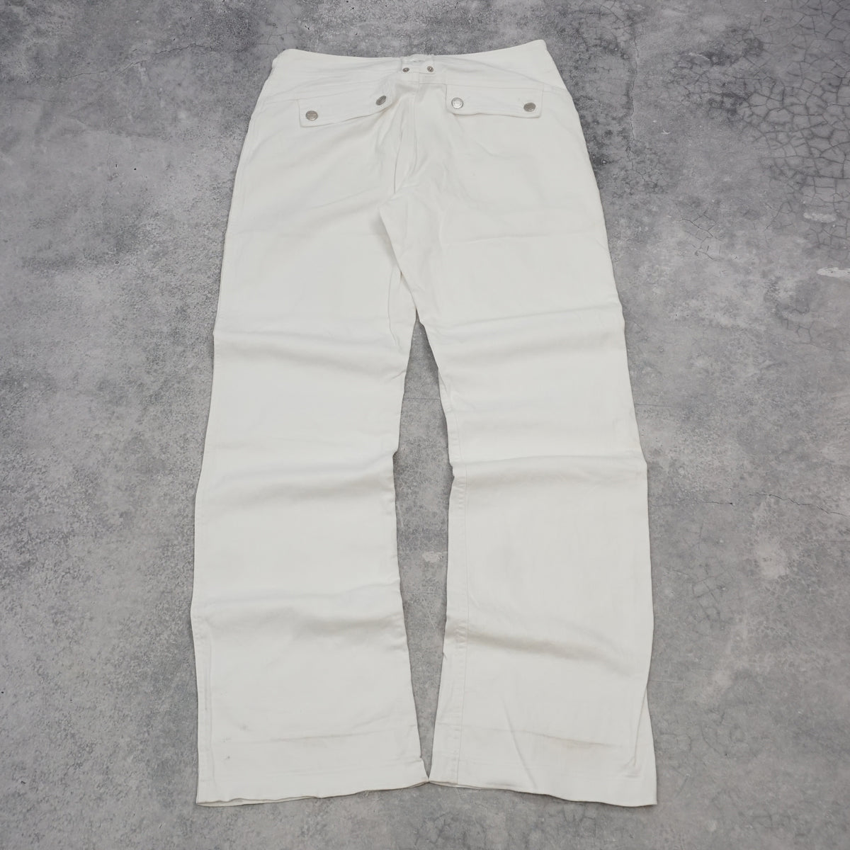 RM White Western Jeans