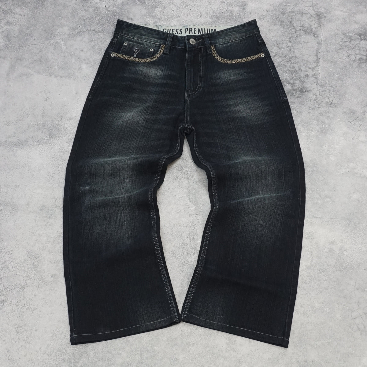 2000s Guess Premium Dark Wash Jeans