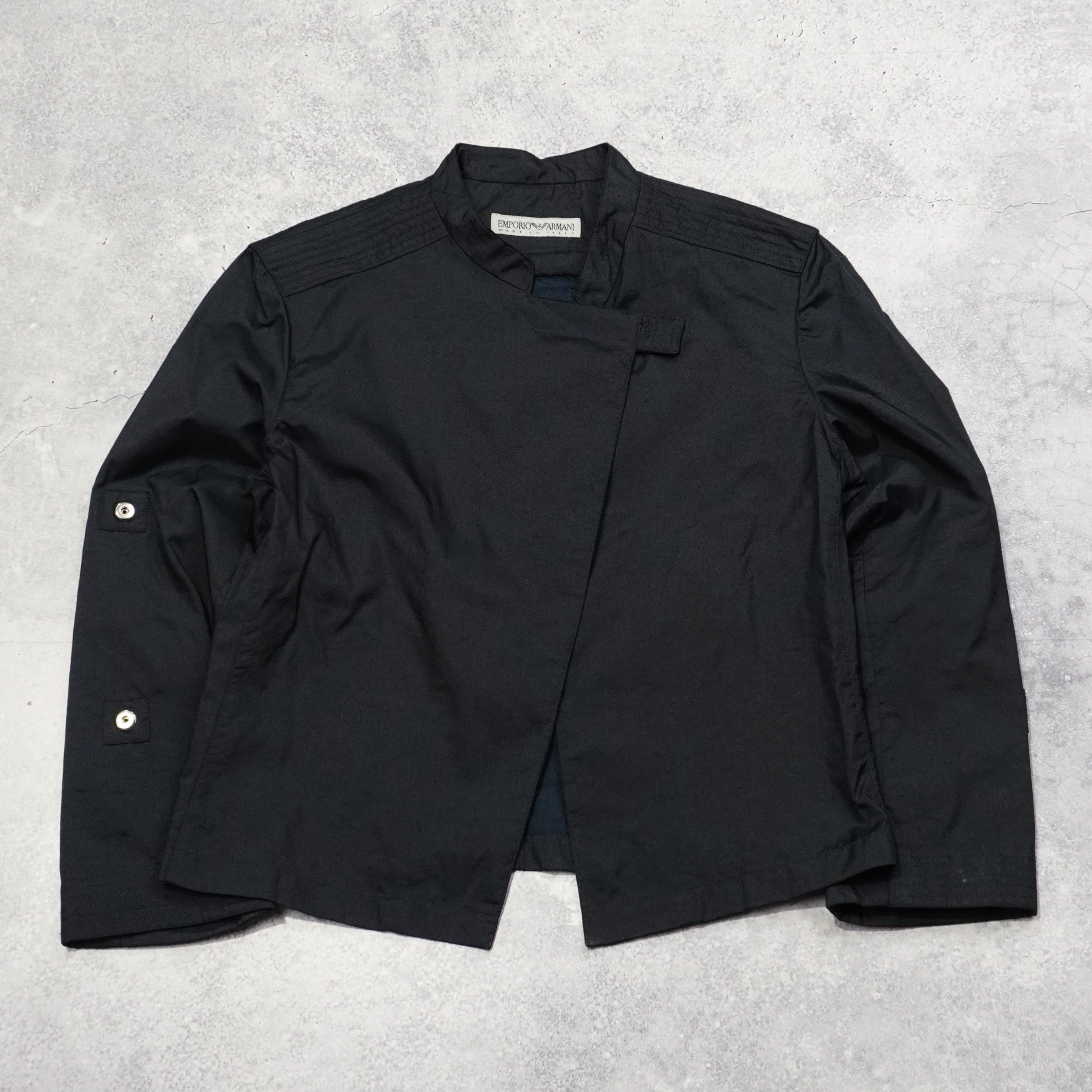 2000s Emporio Armani Asymmetrical Closure Jacket