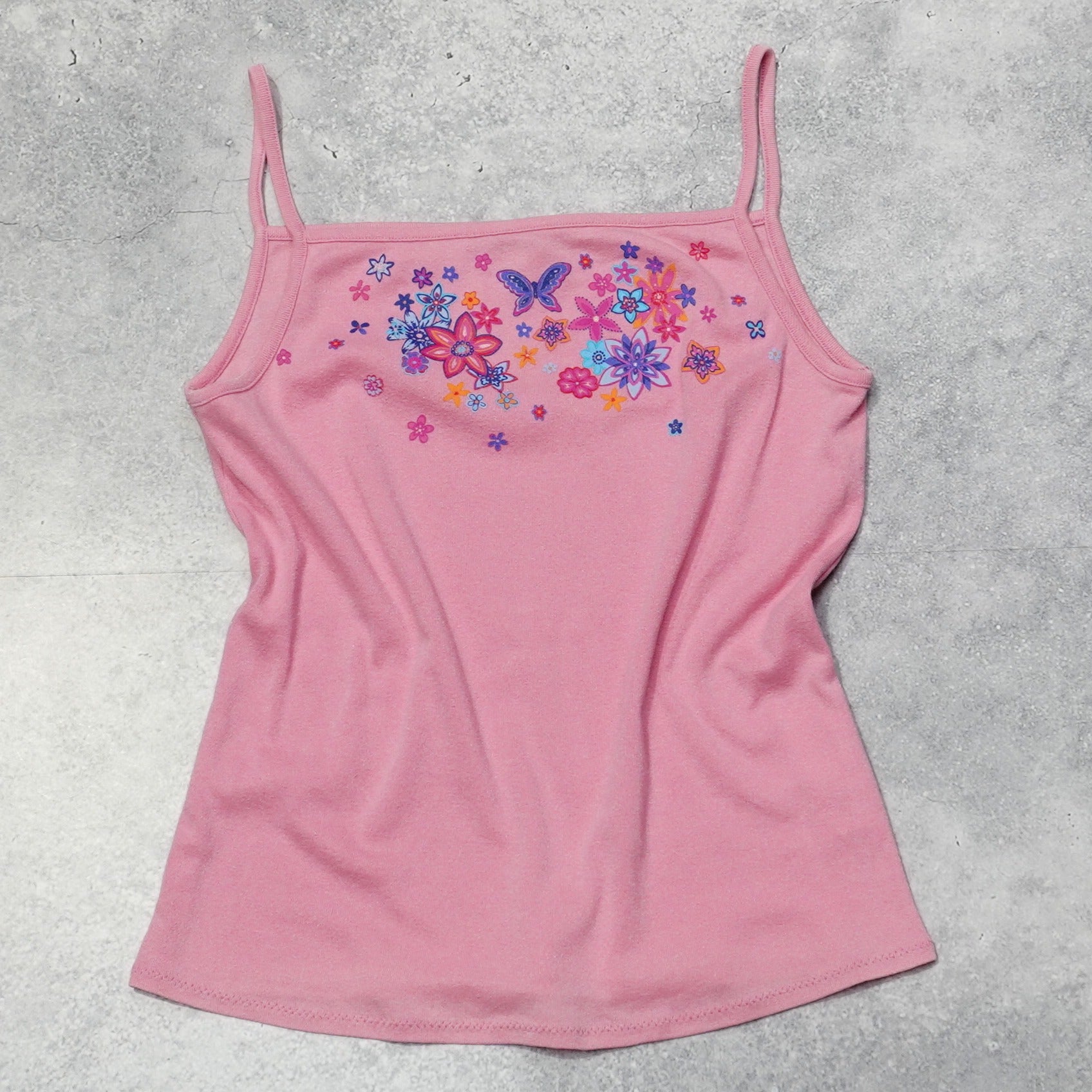 2000s Burberry Floral Embroidered Cami
