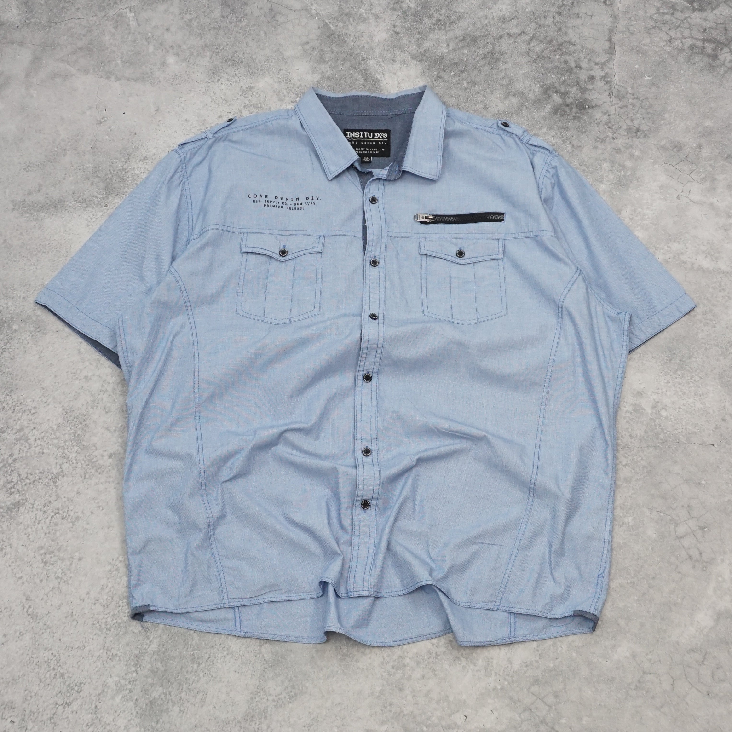 Insitu Core Denim Div Button Up – Garmes