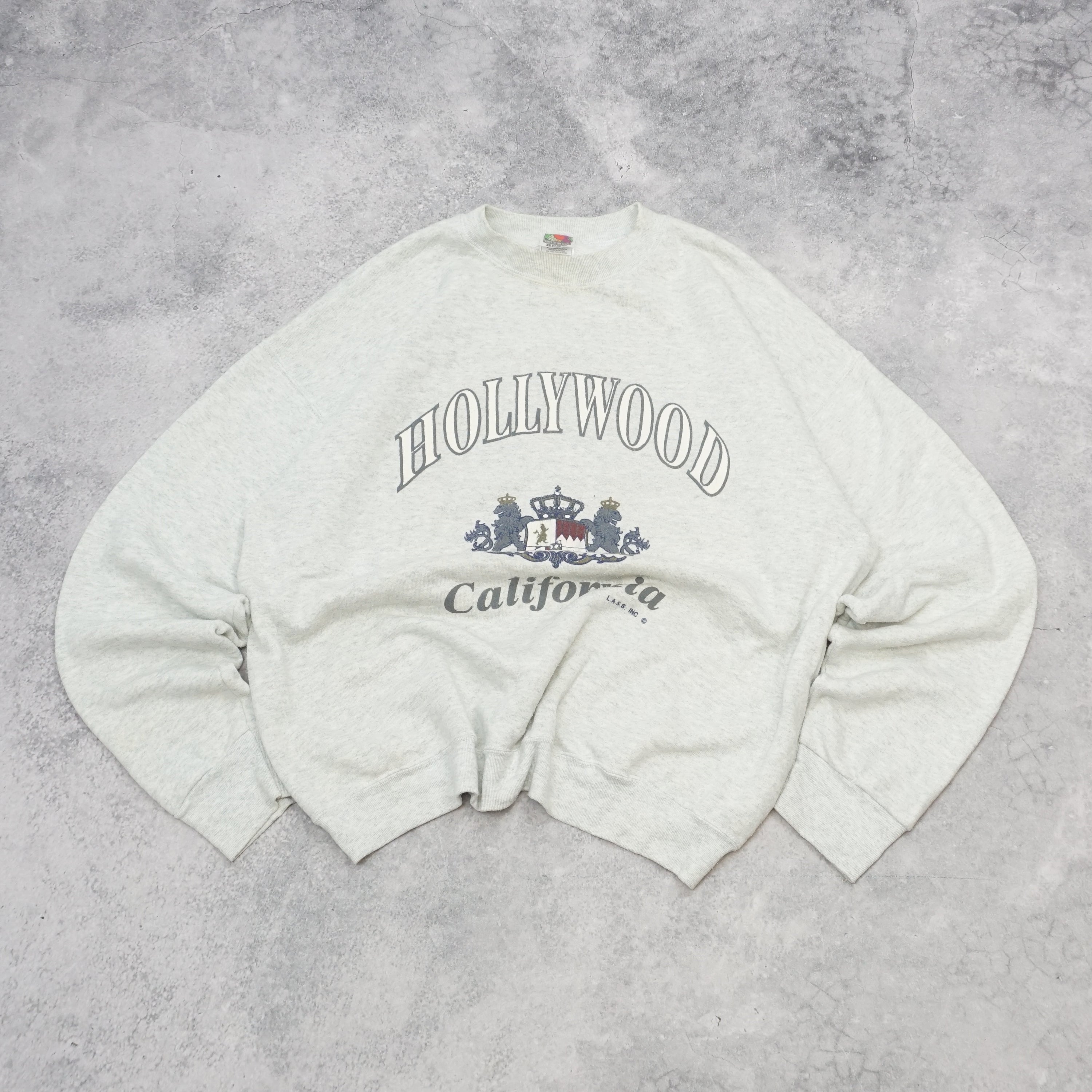 2000s Fruit Of The Loom Hollywood California Graphic Sweater