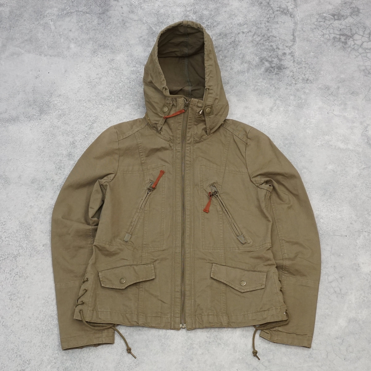 2000s Avirex Military Hooded Utility Jacket