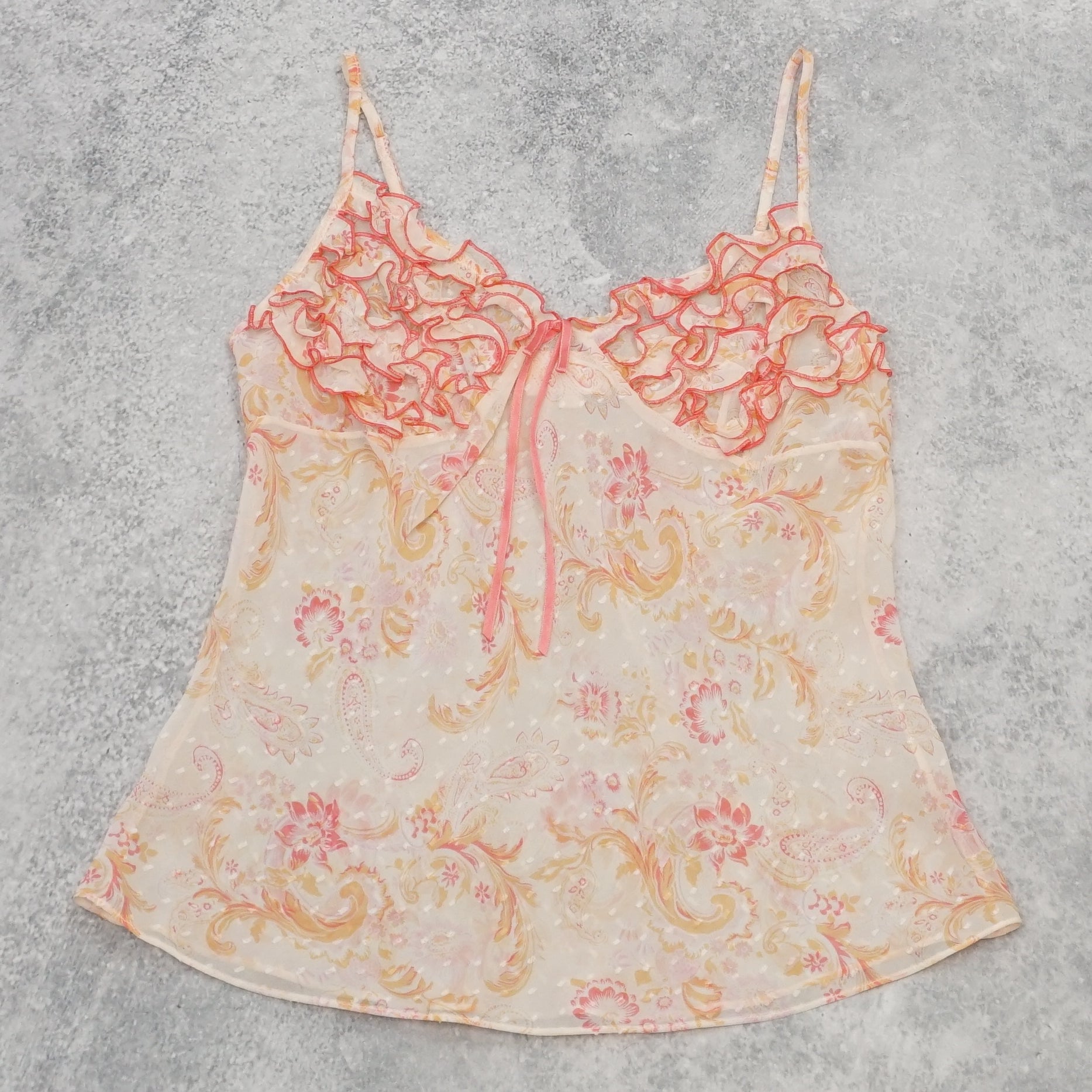 2000s Eberlin Patterned Cami