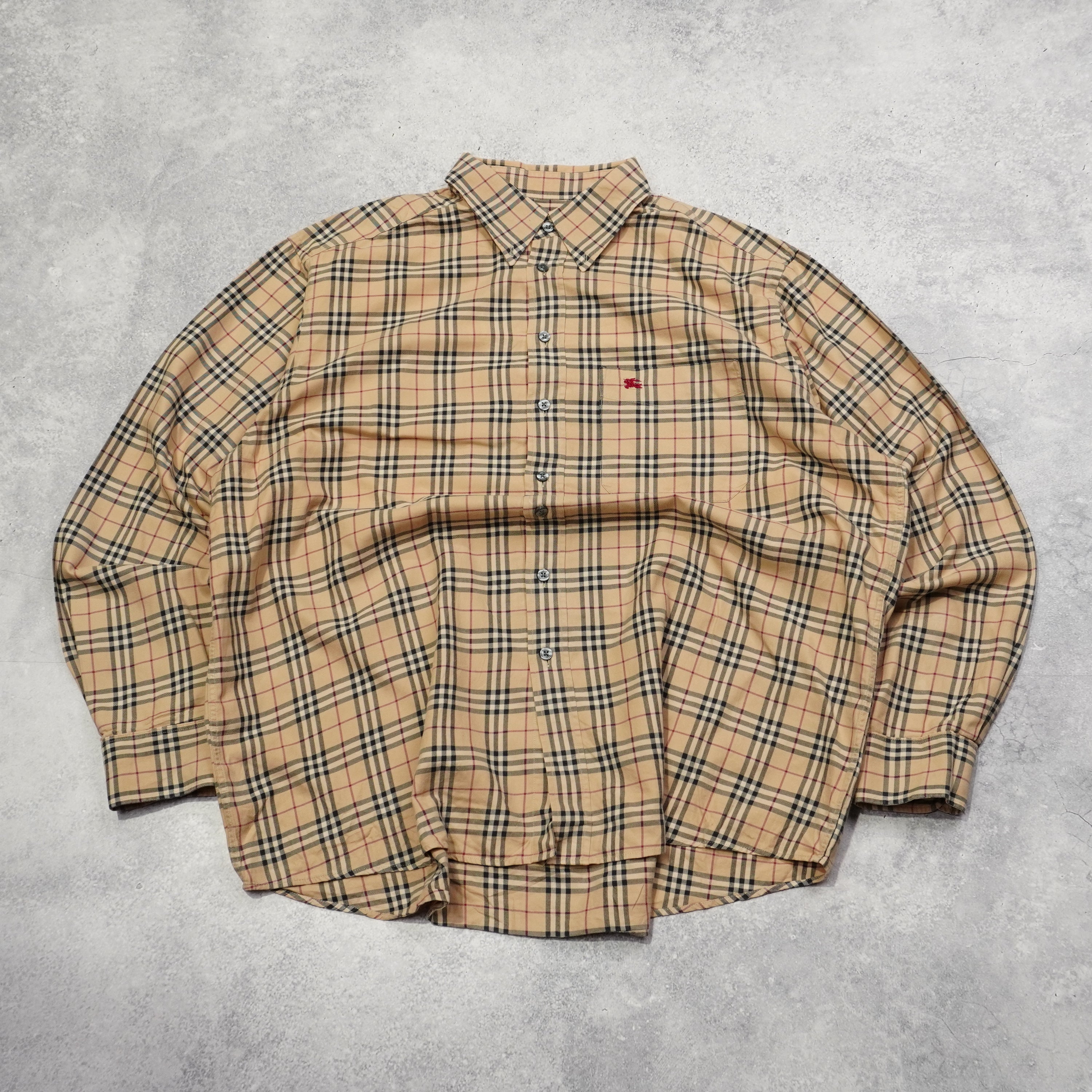 Burberry Nova Check Button Up
