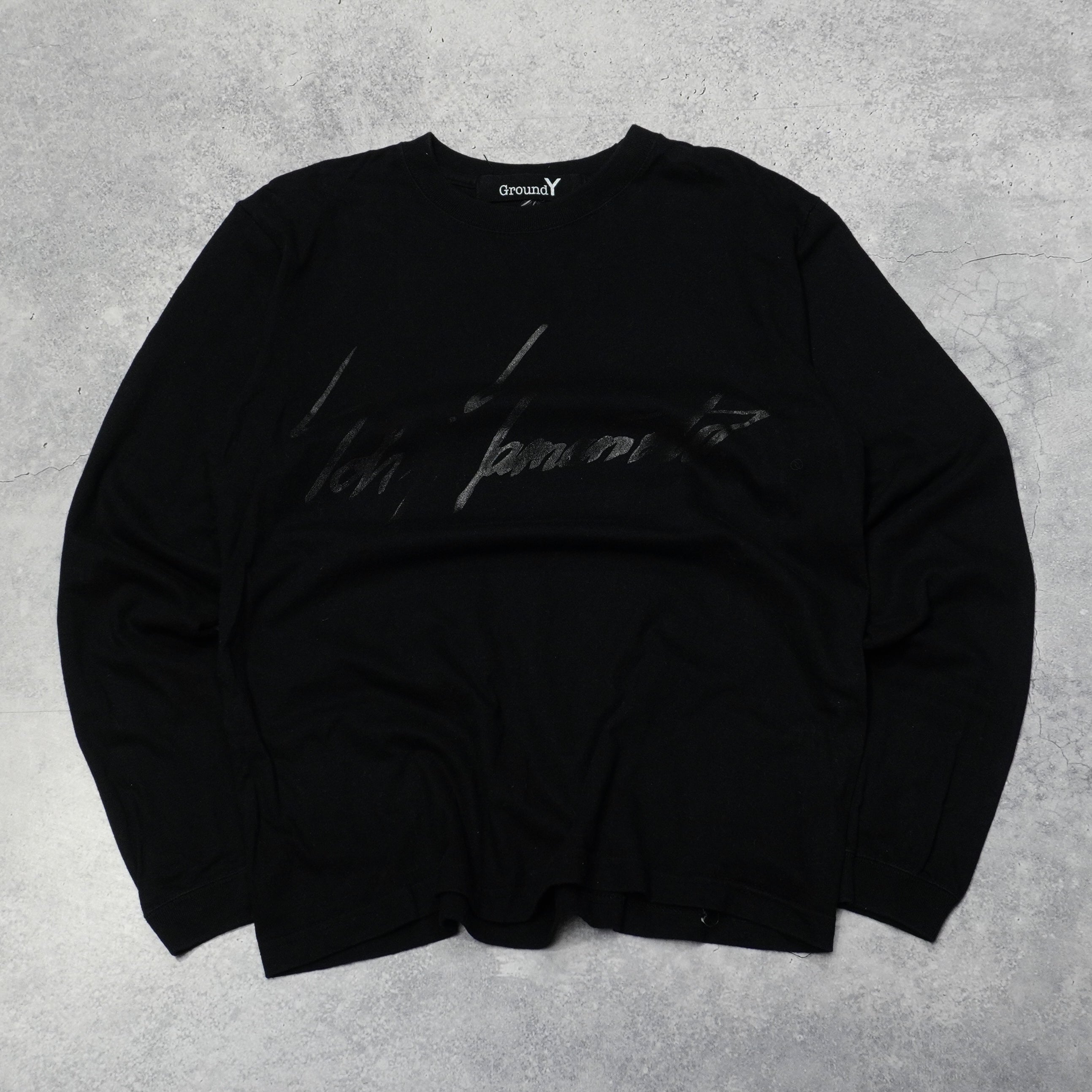 Yohji Yamamoto Long Sleeve T-Shirt