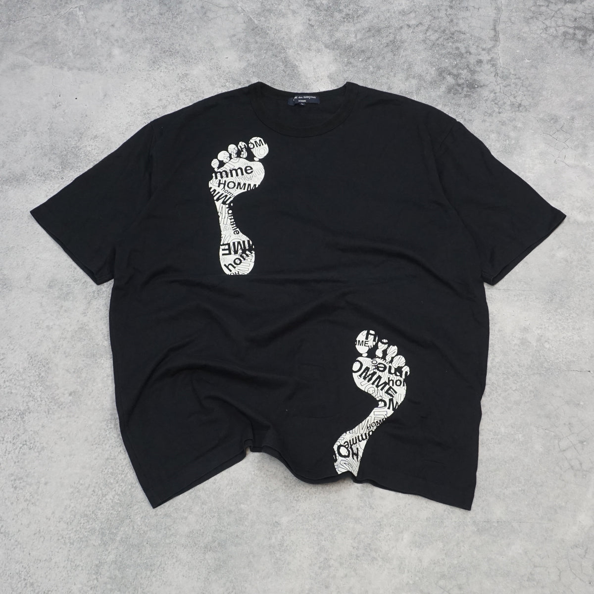 Comme Des Garçons Footprint Graphic T-Shirt