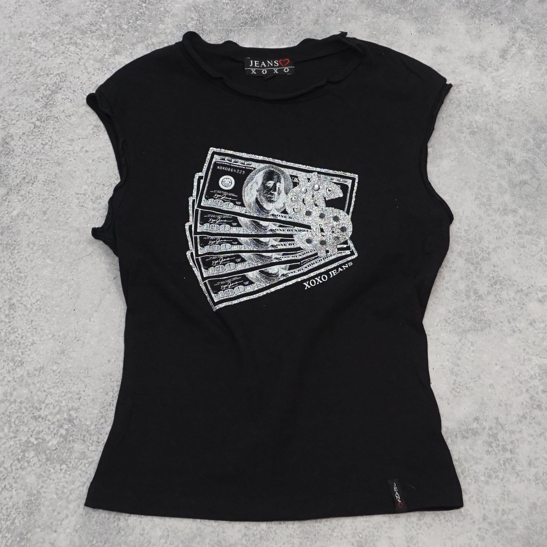 2000s Xoxo Graphic Dollar Tank Top