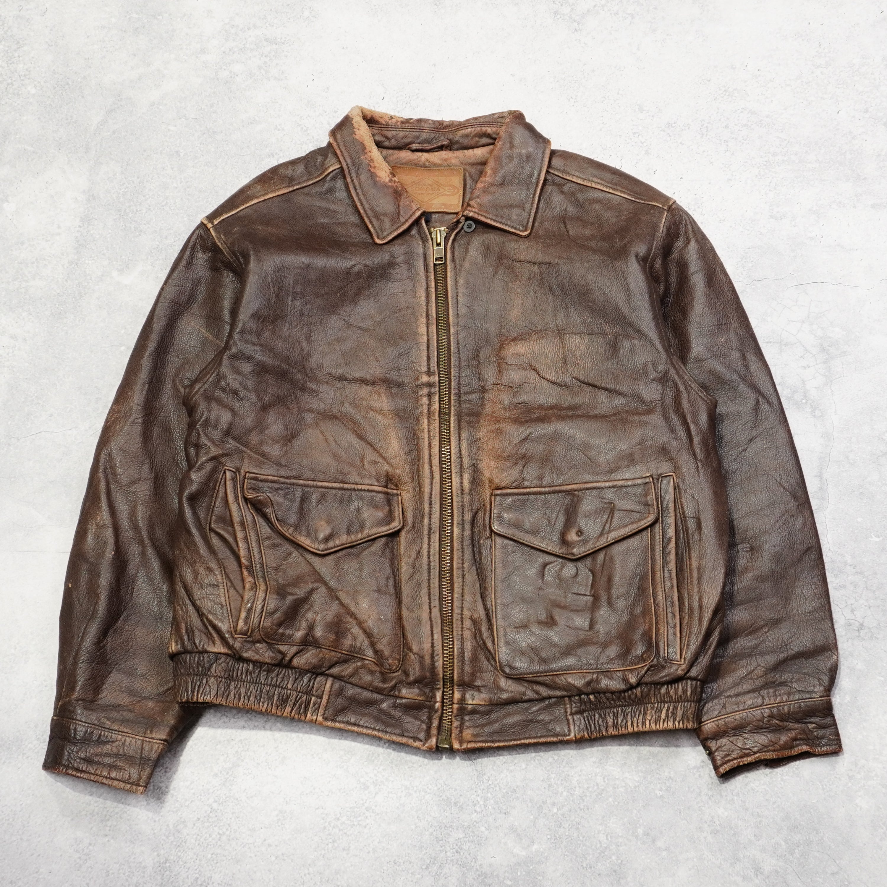 2000s Sonoma Leather Jacket