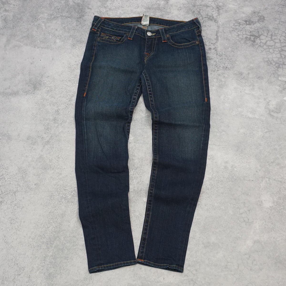 2000s True Religion Skinny Horseshoe Jeans