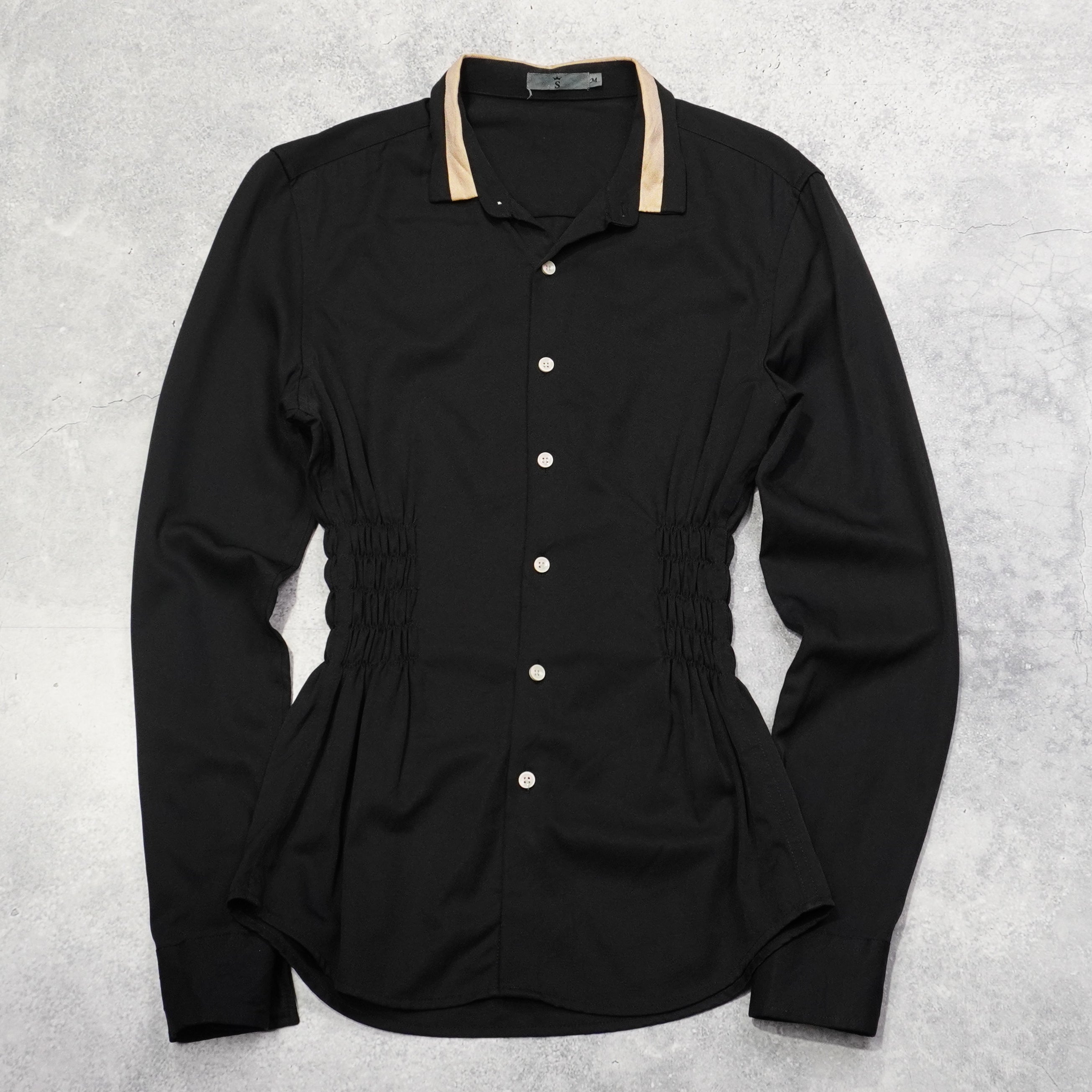 2000s Cinched Button Up