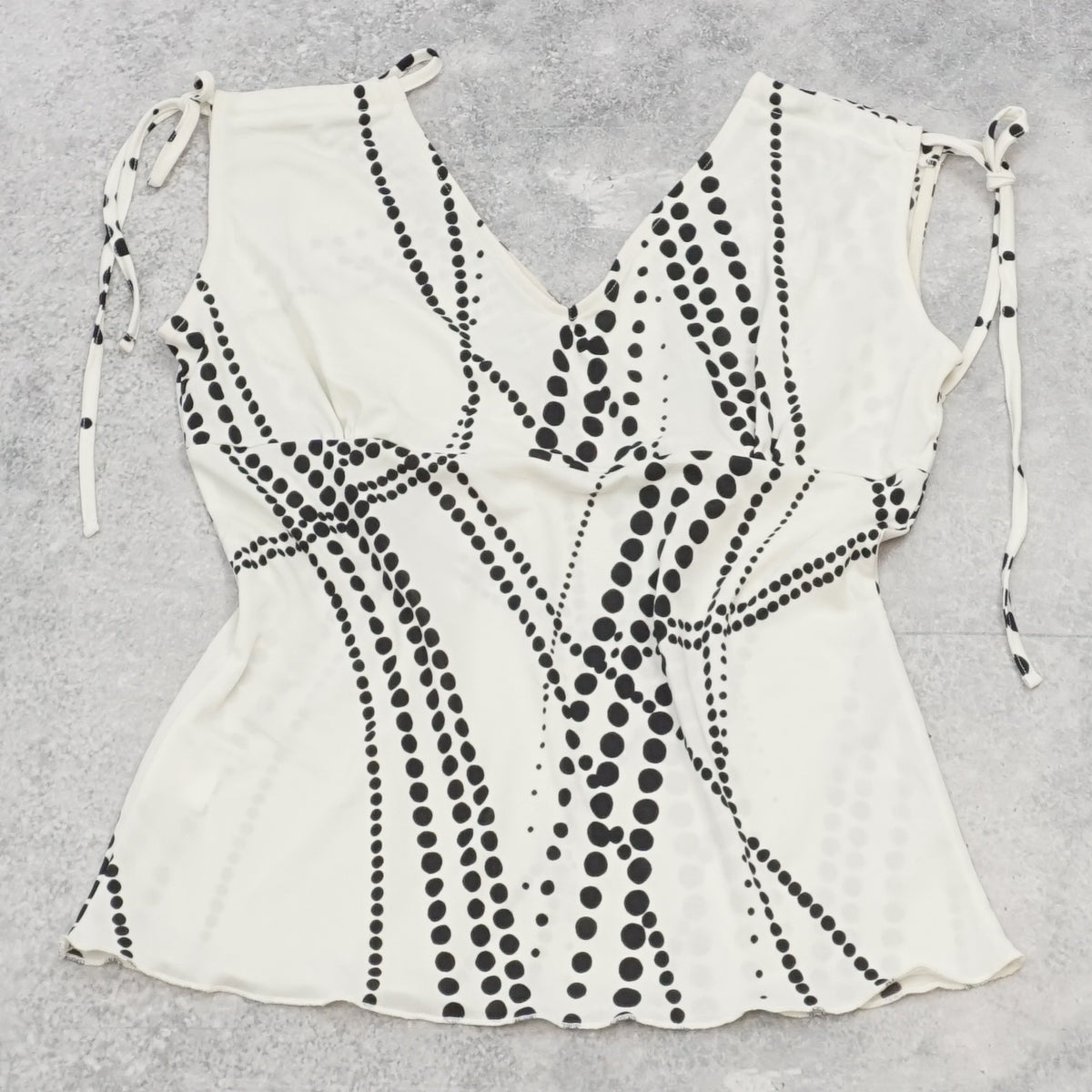 2000s Half Past 10 Polka Dot Top