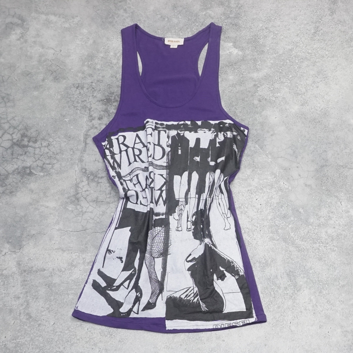 Diesel Purple Racer Back Dress
