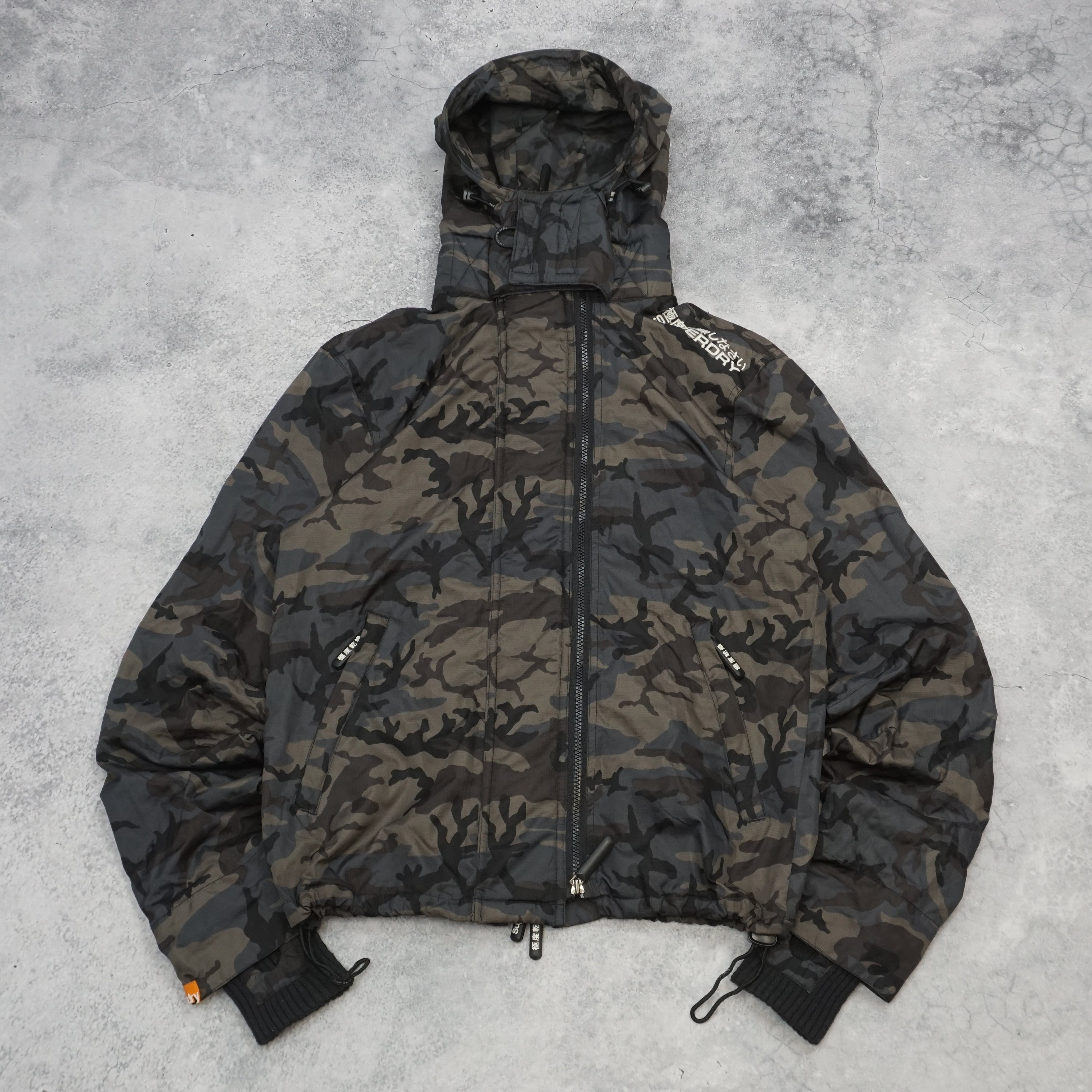 Superdry Camo Print Jacket Hoodie