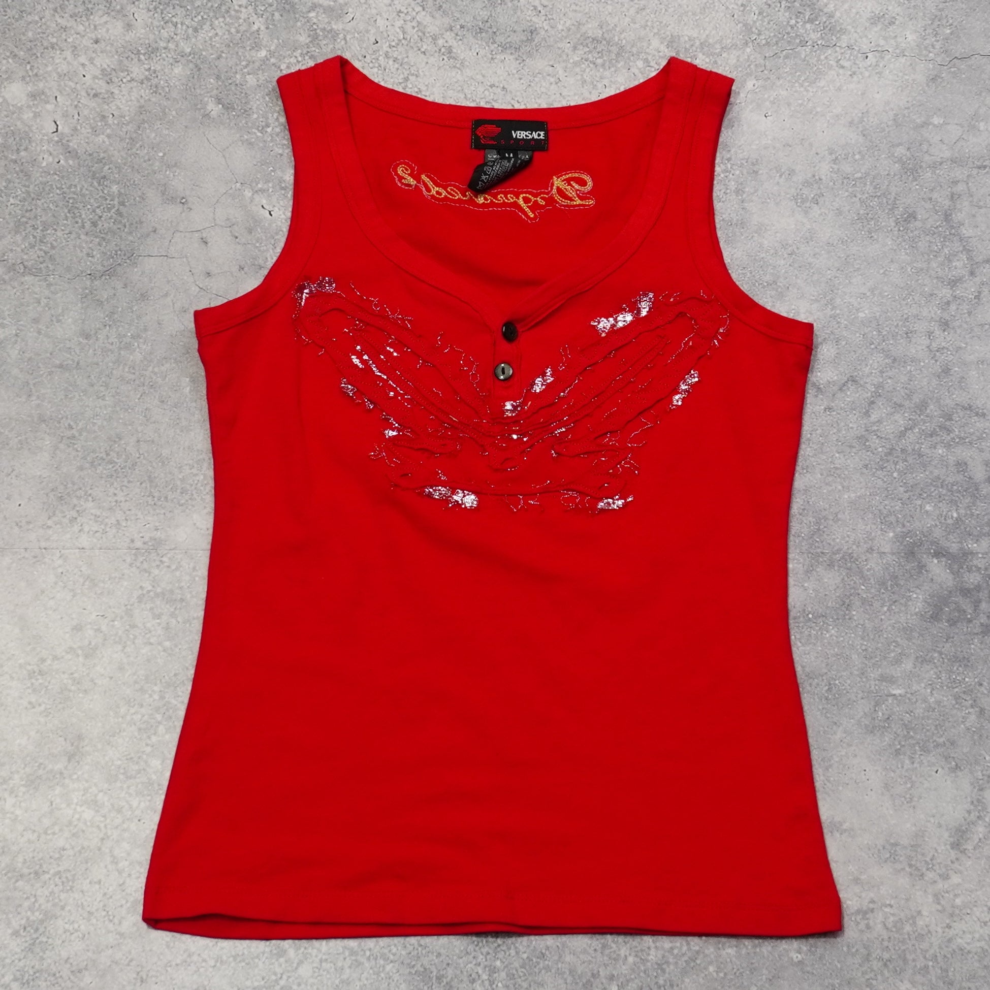 2000s Versace Sport Tank Top