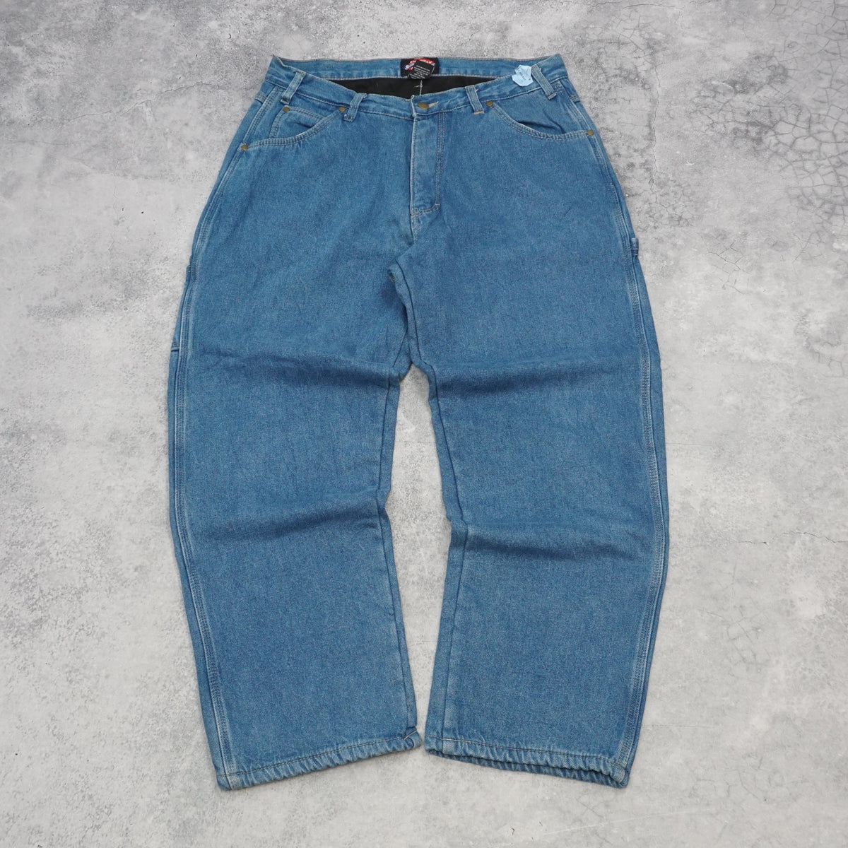 2000s American Sports Apparel Fleece Lined Jeans