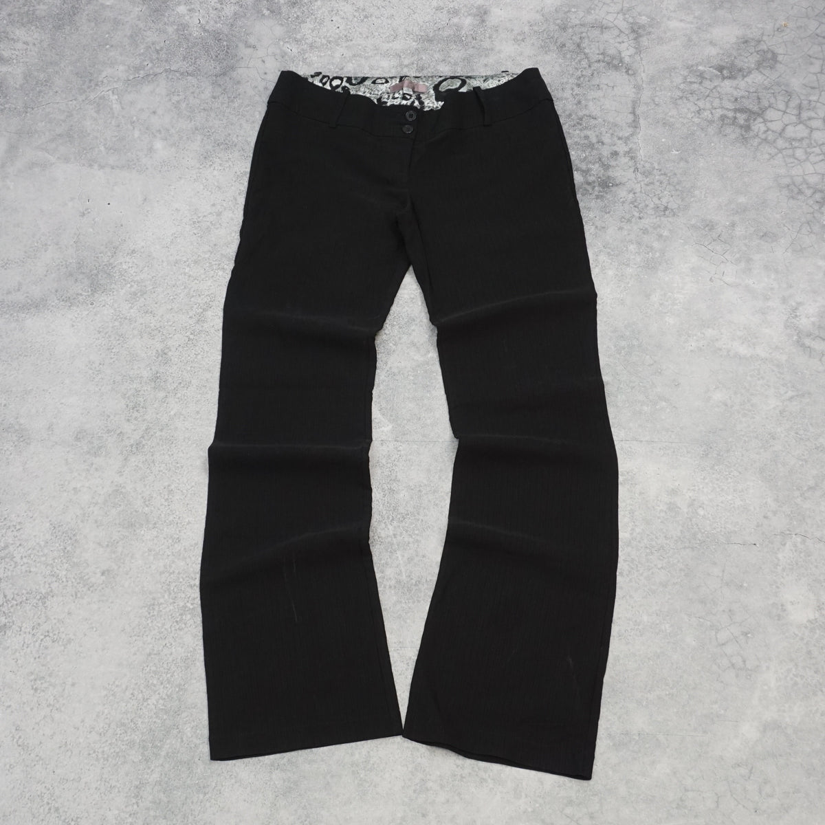 2000s Temt Pinstripe Flared Pants
