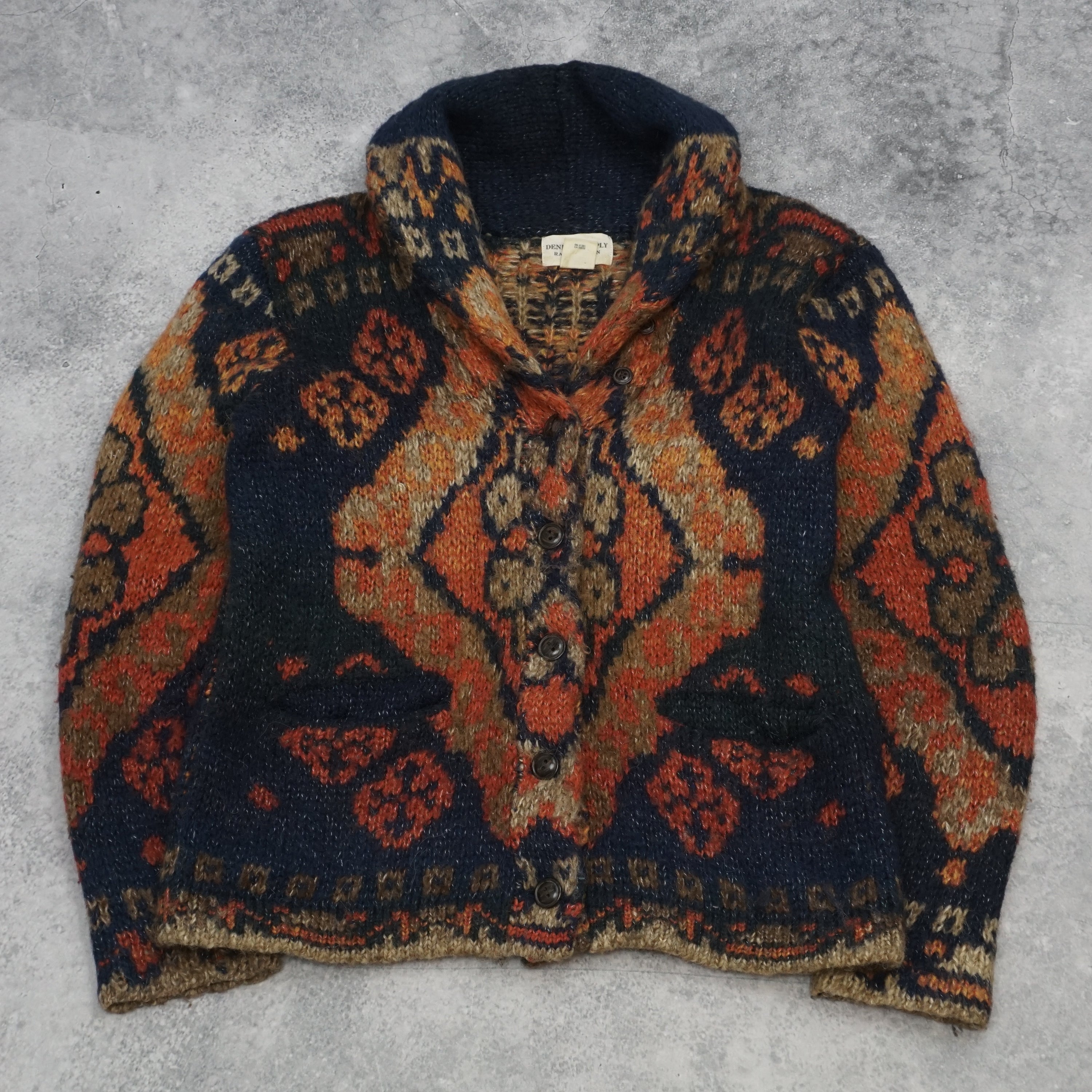 Denim & Supply Patterned Wool Blend Knit