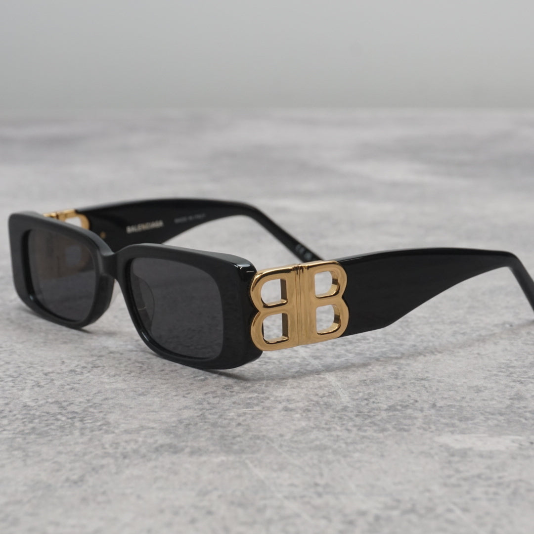 Balenciaga BB Gold Hardware Sunglasses