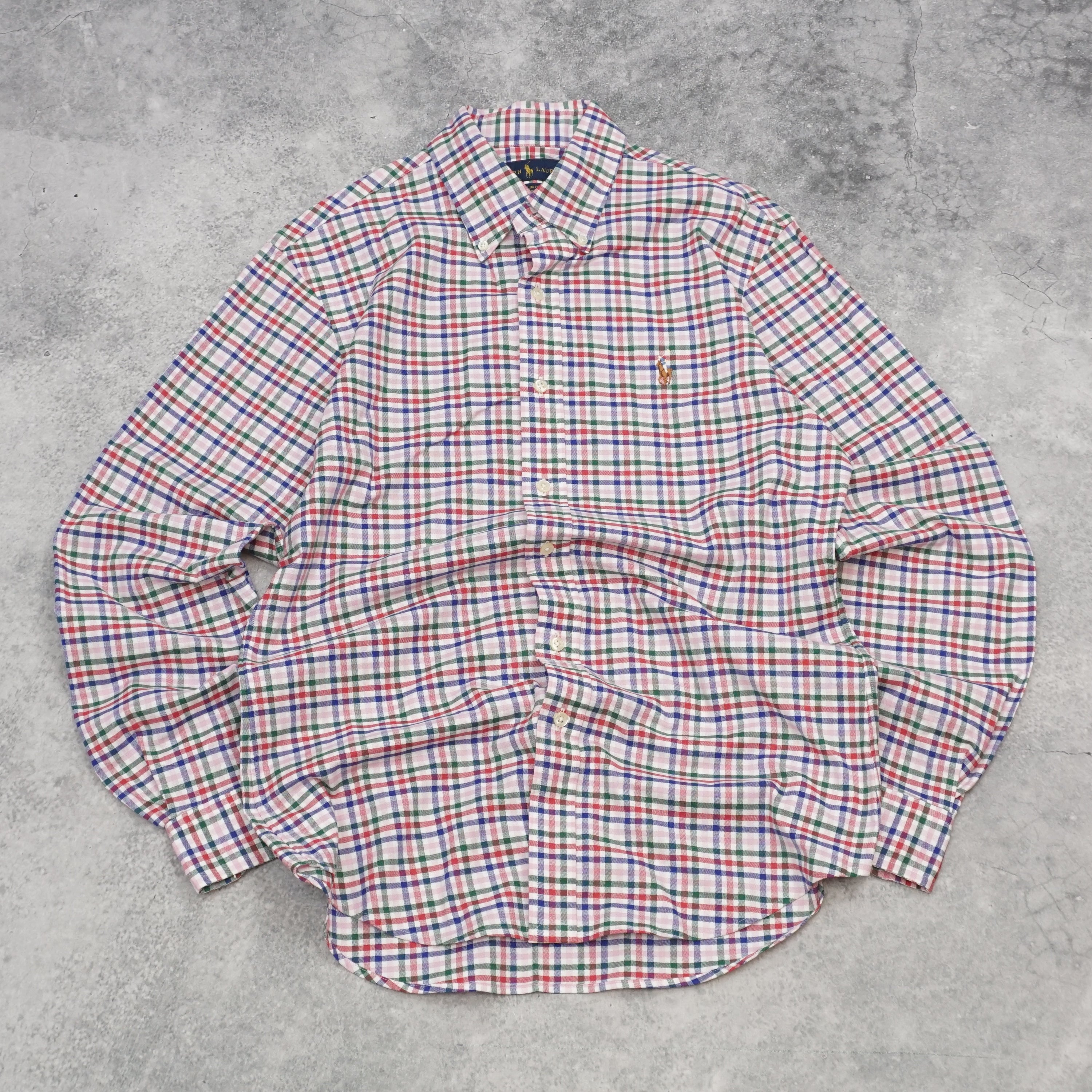 Ralph Lauren Slim Fit Stretch Oxford Button Up