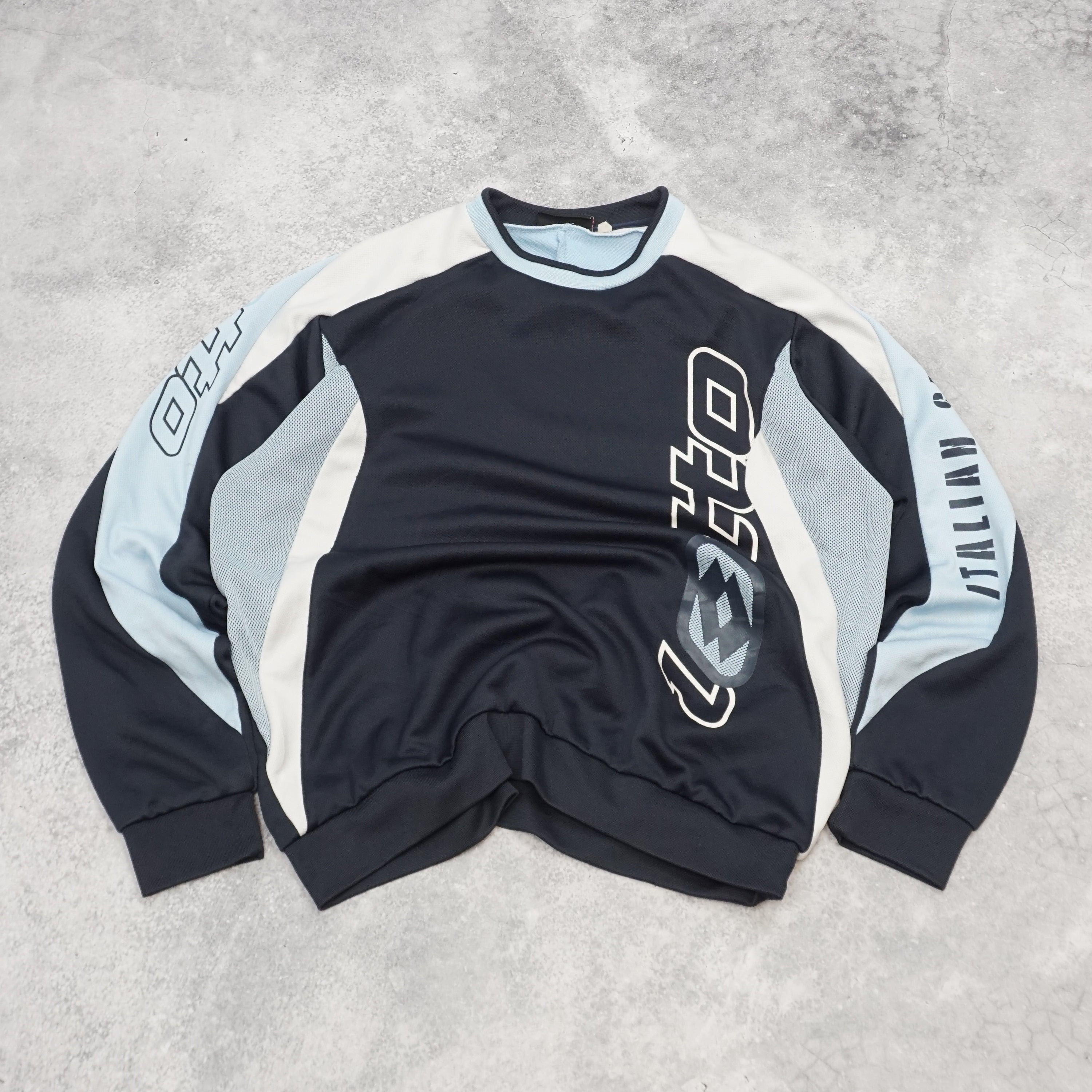 2000s Lotto Italian Sport Design Sweater