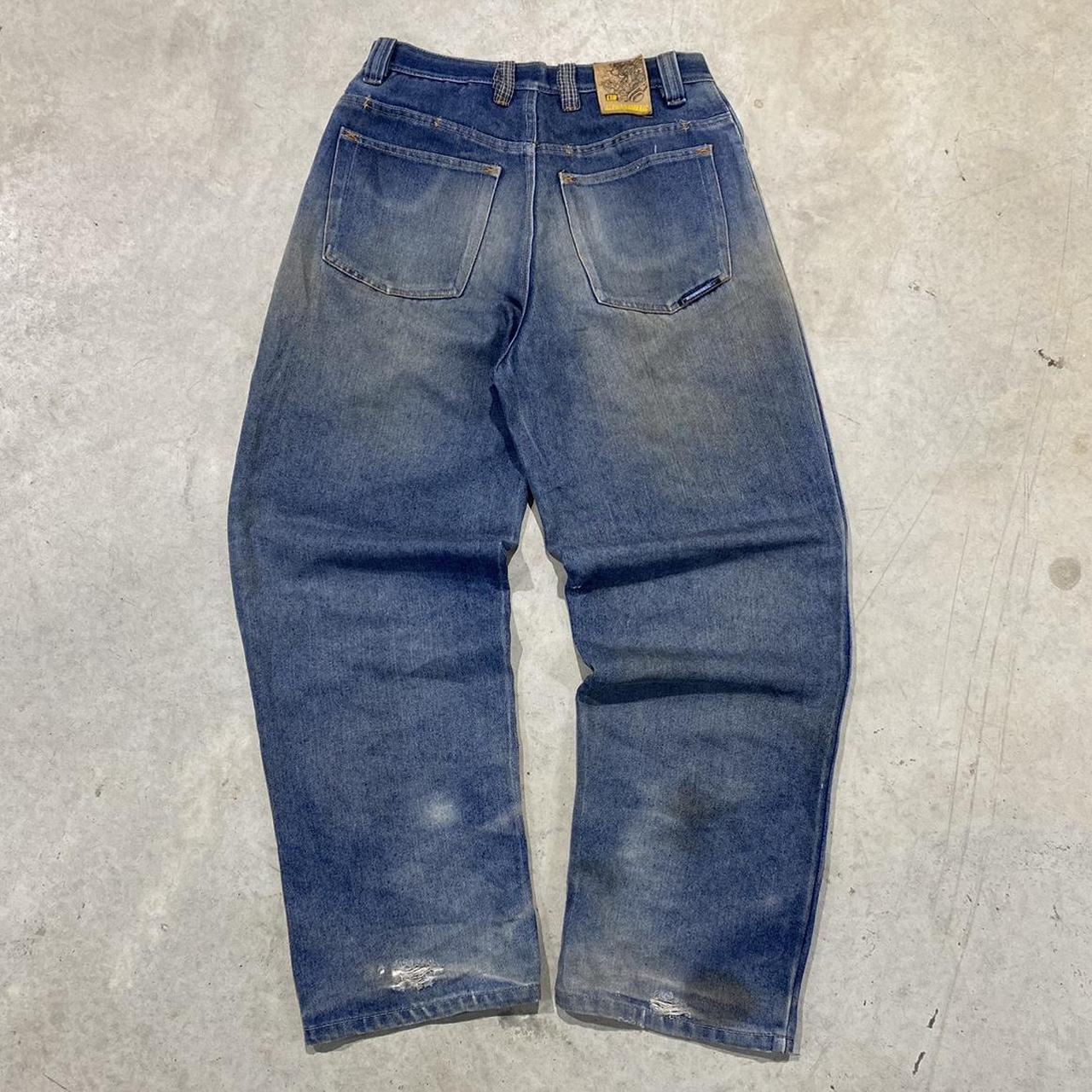 2000s Alphanumeric Relaxed Jeans