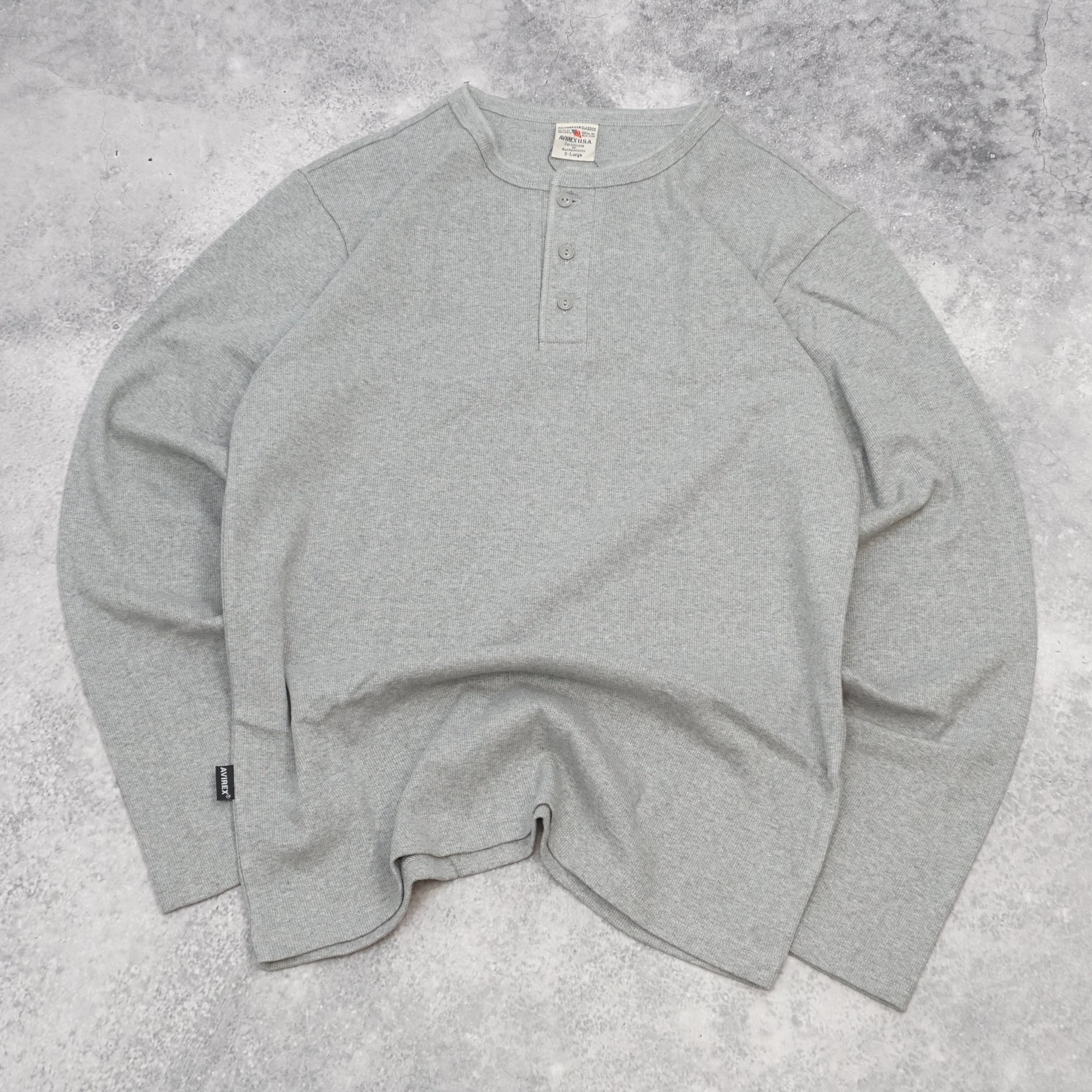 Avirex Daily Wear Henley Long Sleeve Shirt