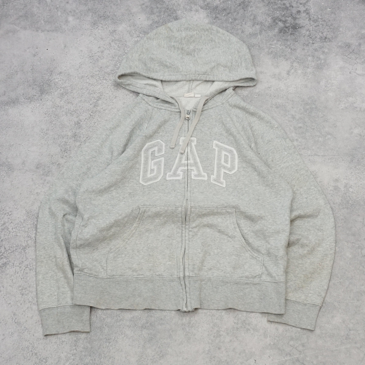 Gap Zip Up Spellout Hoodie