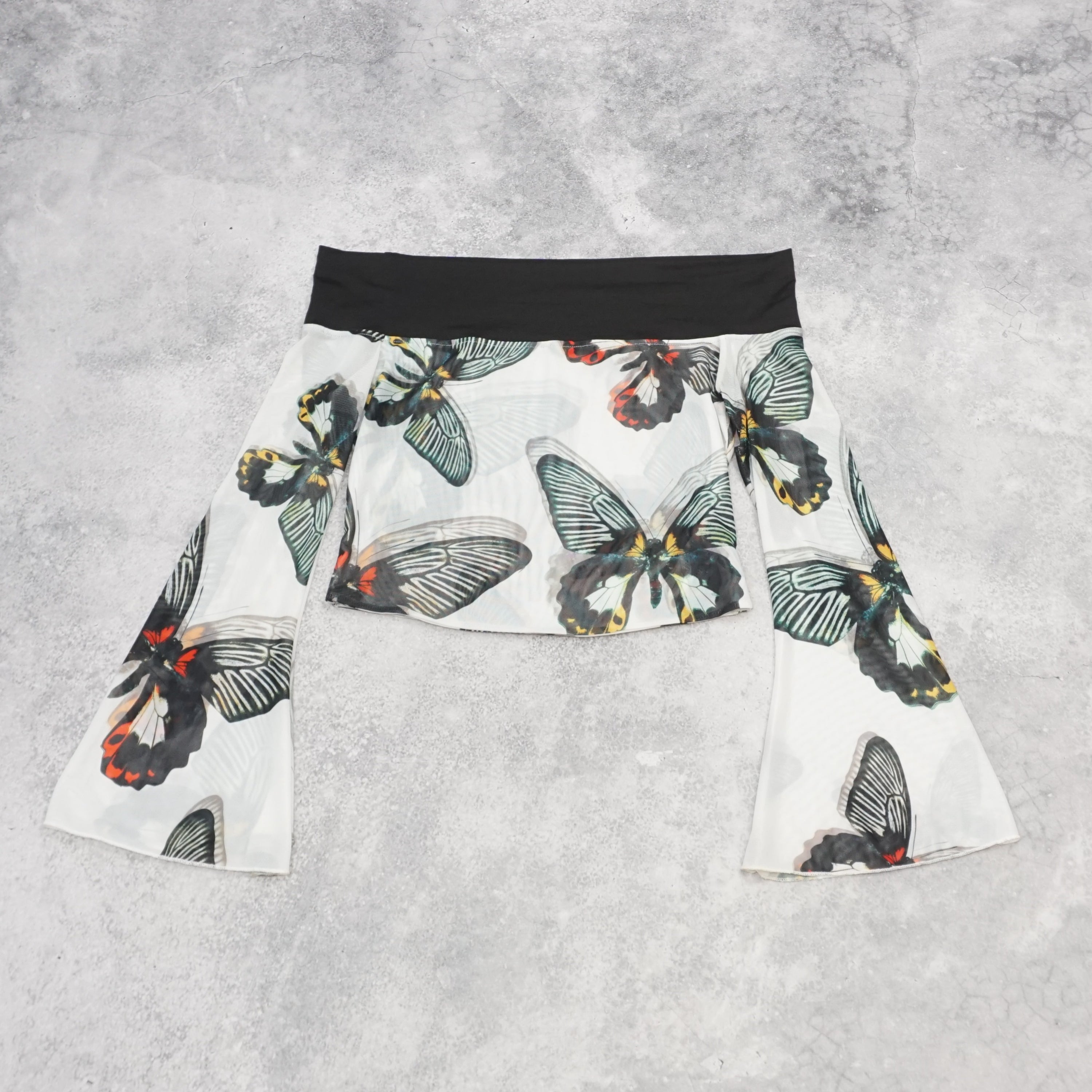 Boolibyoo Butterfly Print Top