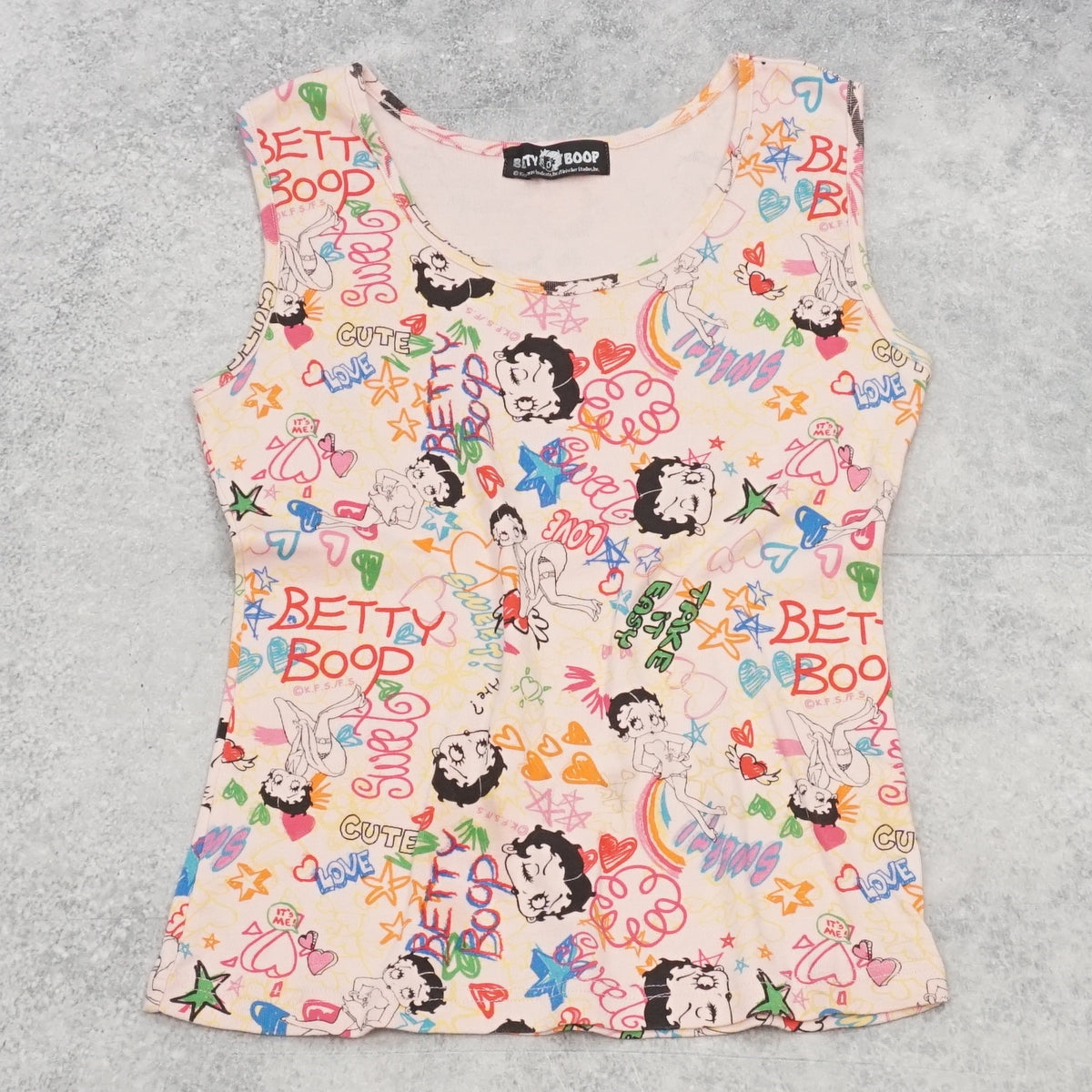 2000s Betty Boop Tank Top Top