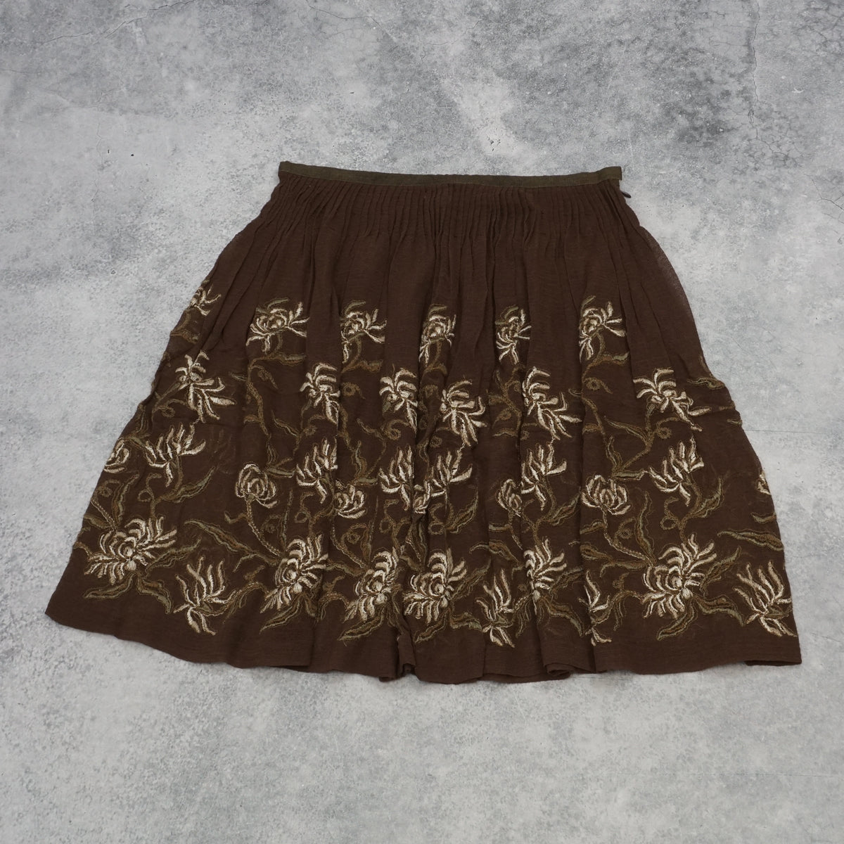 Dries Van Noten Wool Skirt