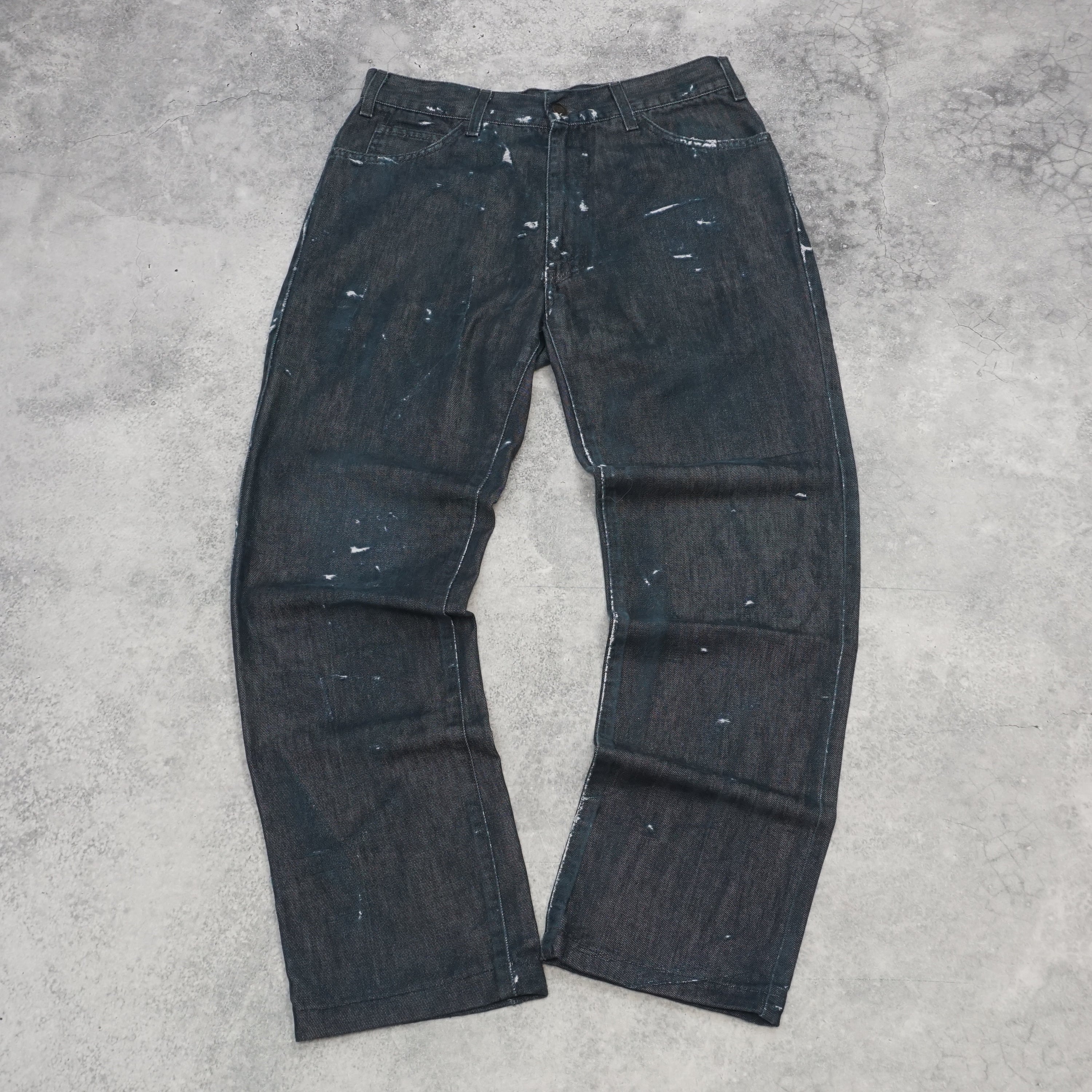 90s Levi'S Sta-Prest Paint Splattered Jeans
