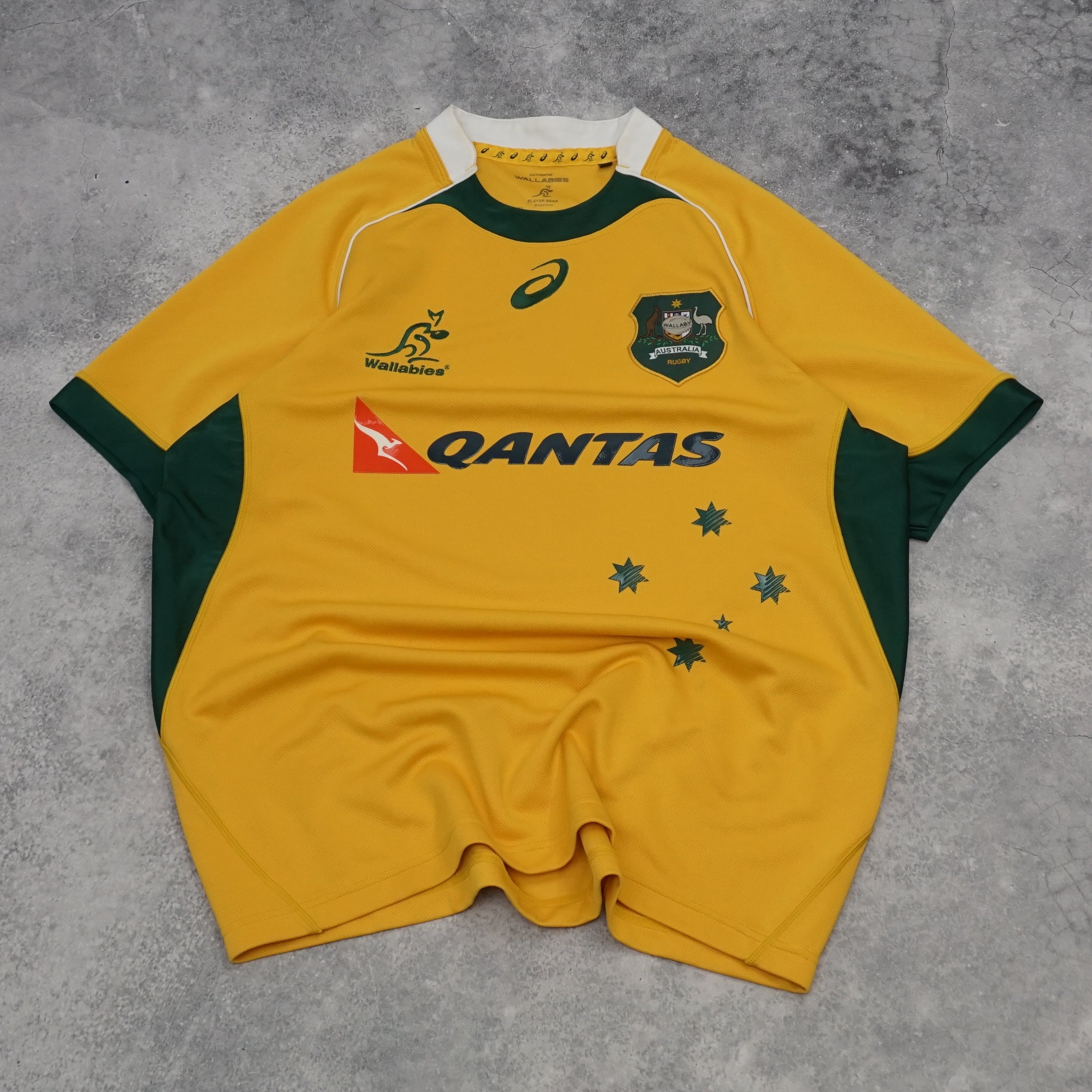 2000s Asics Wallabies Authentic Player Gear Jersey